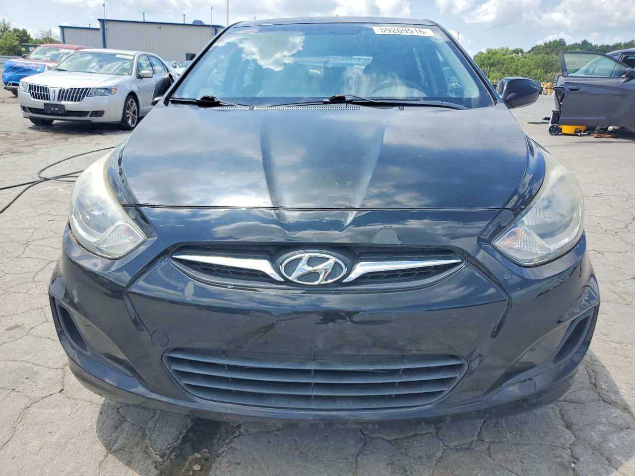 2012 Hyundai Accent Gs Black vin: KMHCT5AE3CU036768