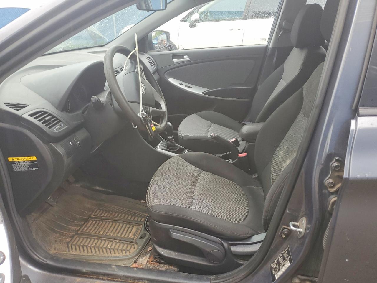 2012 Hyundai Accent Gs Серый vin: KMHCT5AE3CU048564