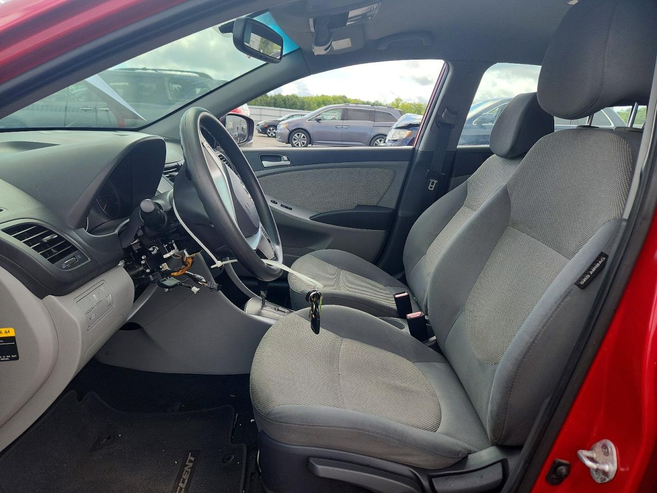 2013 Hyundai Accent Gs Red vin: KMHCT5AE3DU076012