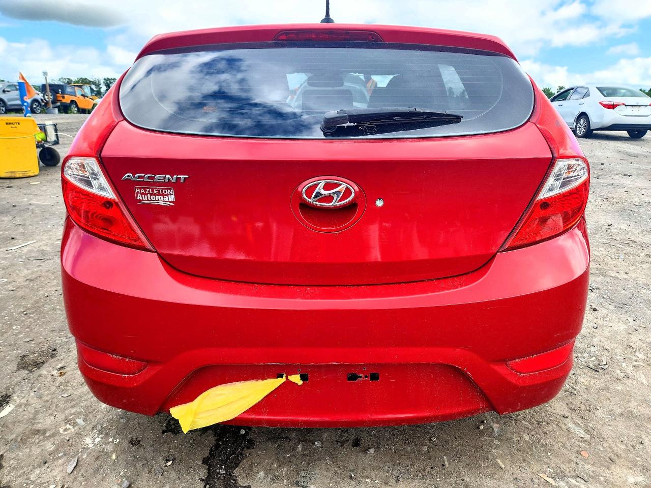 2013 Hyundai Accent Gs Red vin: KMHCT5AE3DU076012