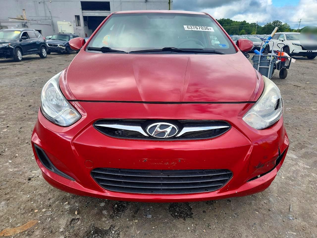 2013 Hyundai Accent Gs Red vin: KMHCT5AE3DU076012