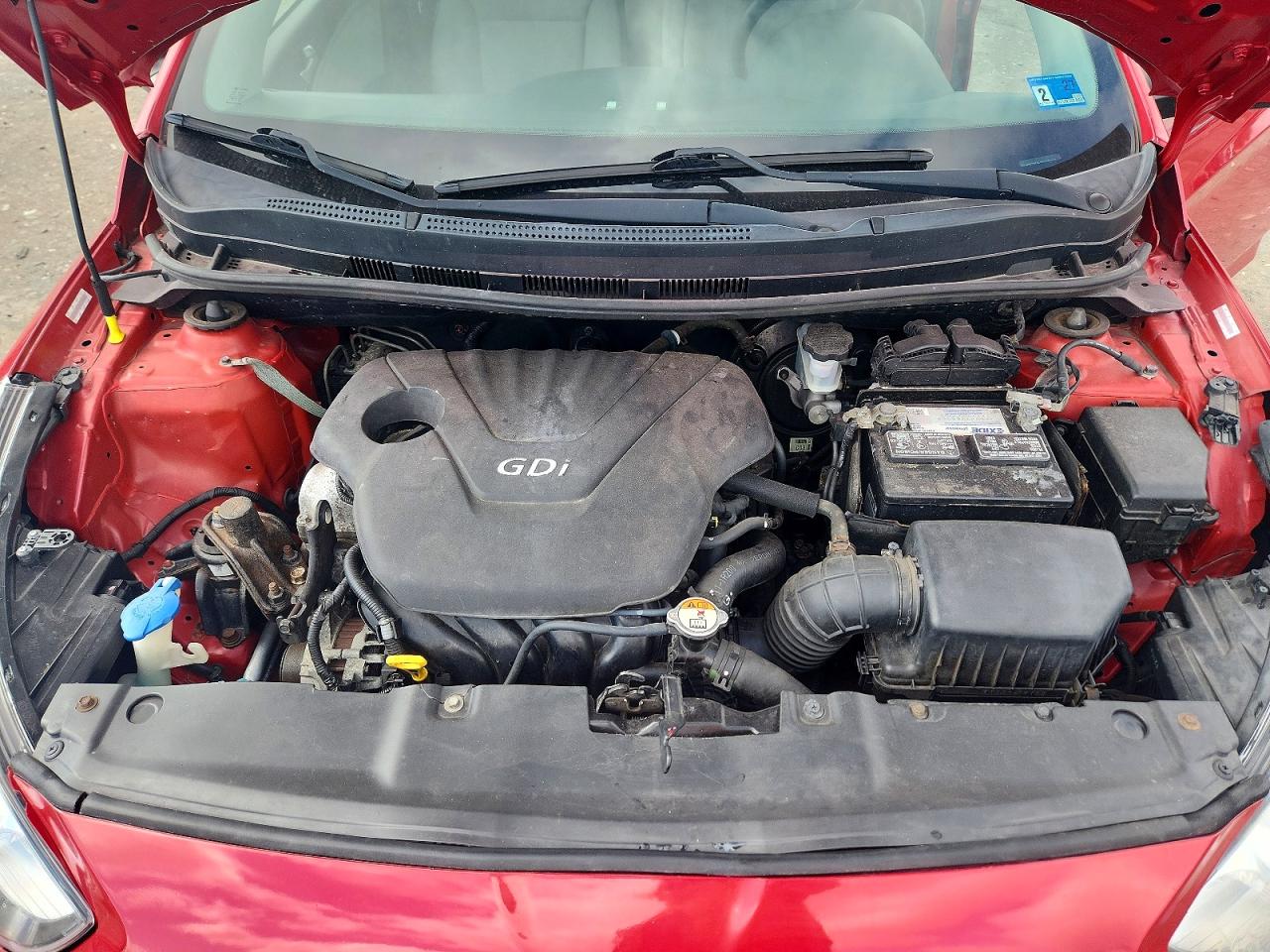 2013 Hyundai Accent Gs Red vin: KMHCT5AE3DU076012