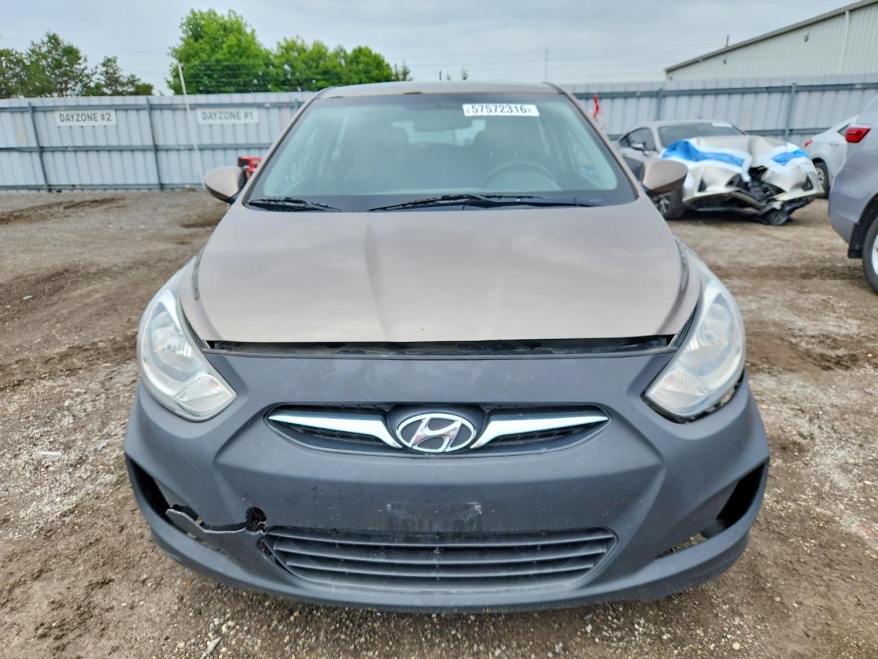 2013 Hyundai Accent Gs Tan vin: KMHCT5AE3DU078858