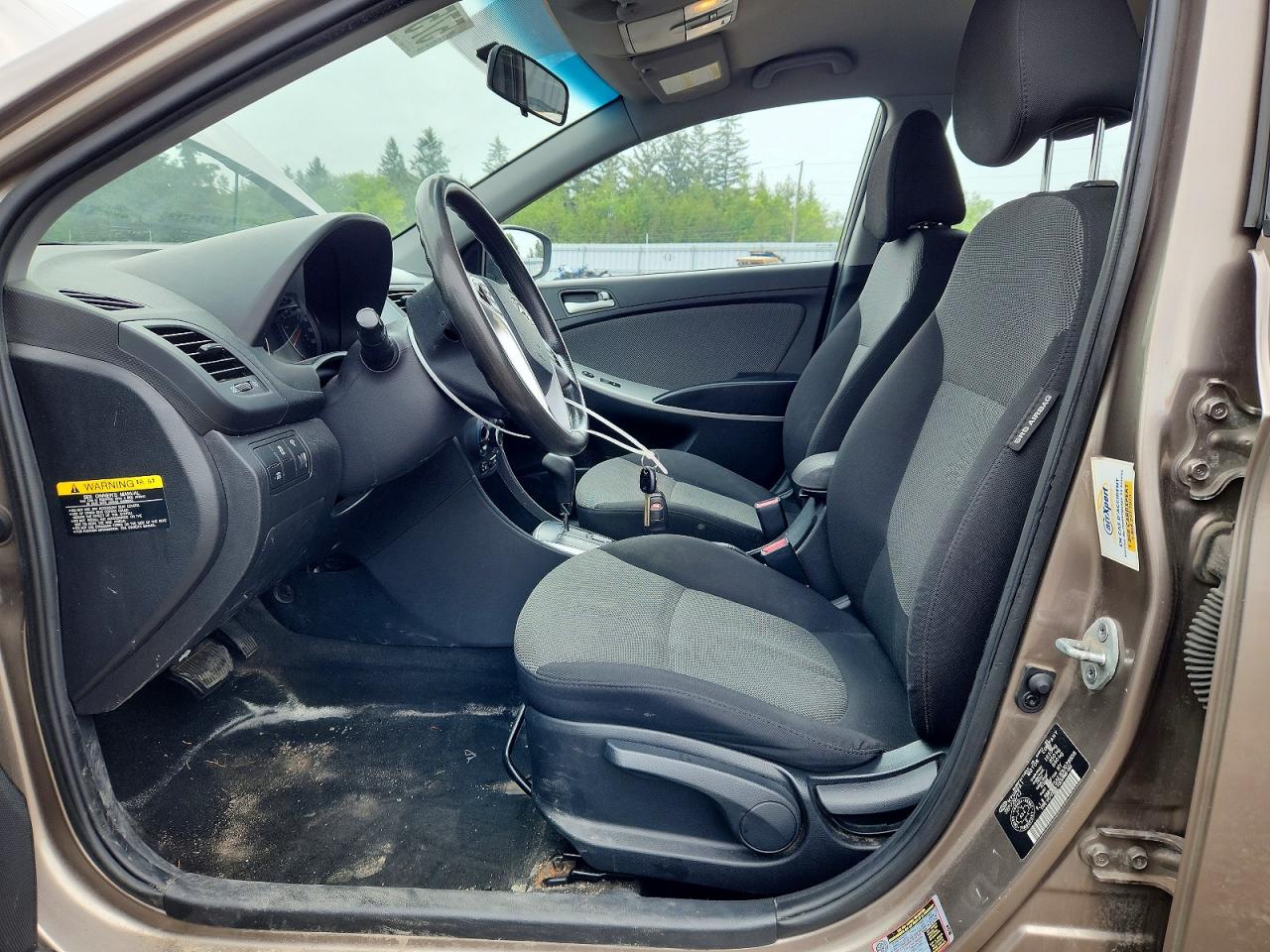 2013 Hyundai Accent Gs Tan vin: KMHCT5AE3DU078858