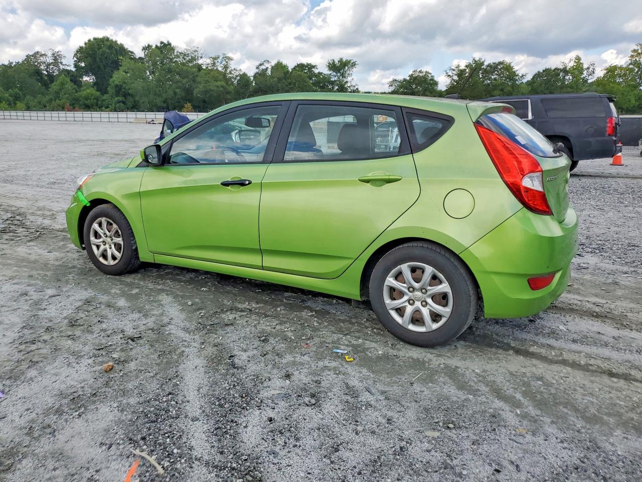 2013 Hyundai Accent Gs Green vin: KMHCT5AE3DU080027