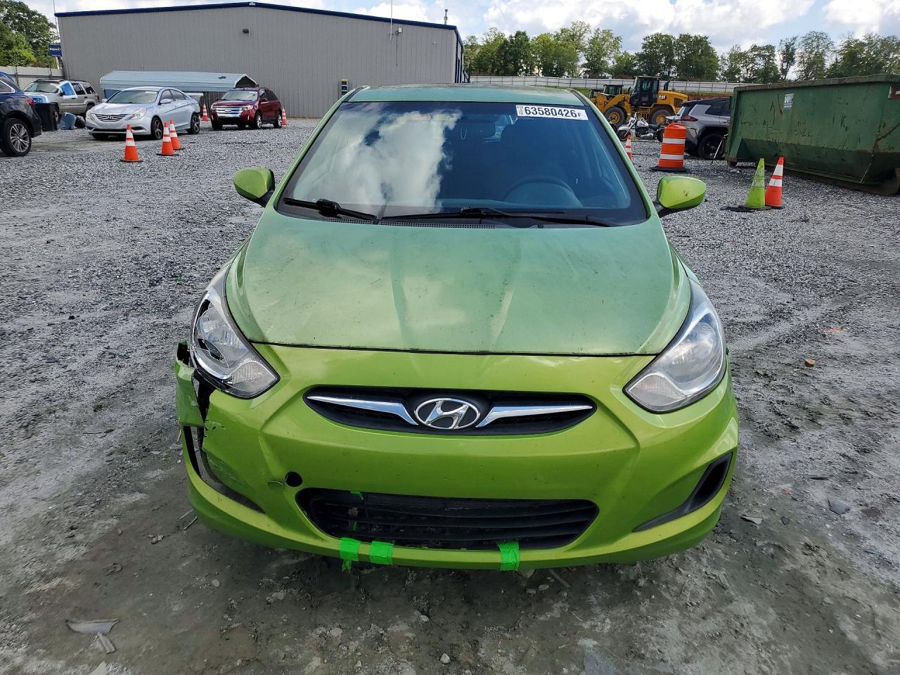 2013 Hyundai Accent Gs Green vin: KMHCT5AE3DU080027