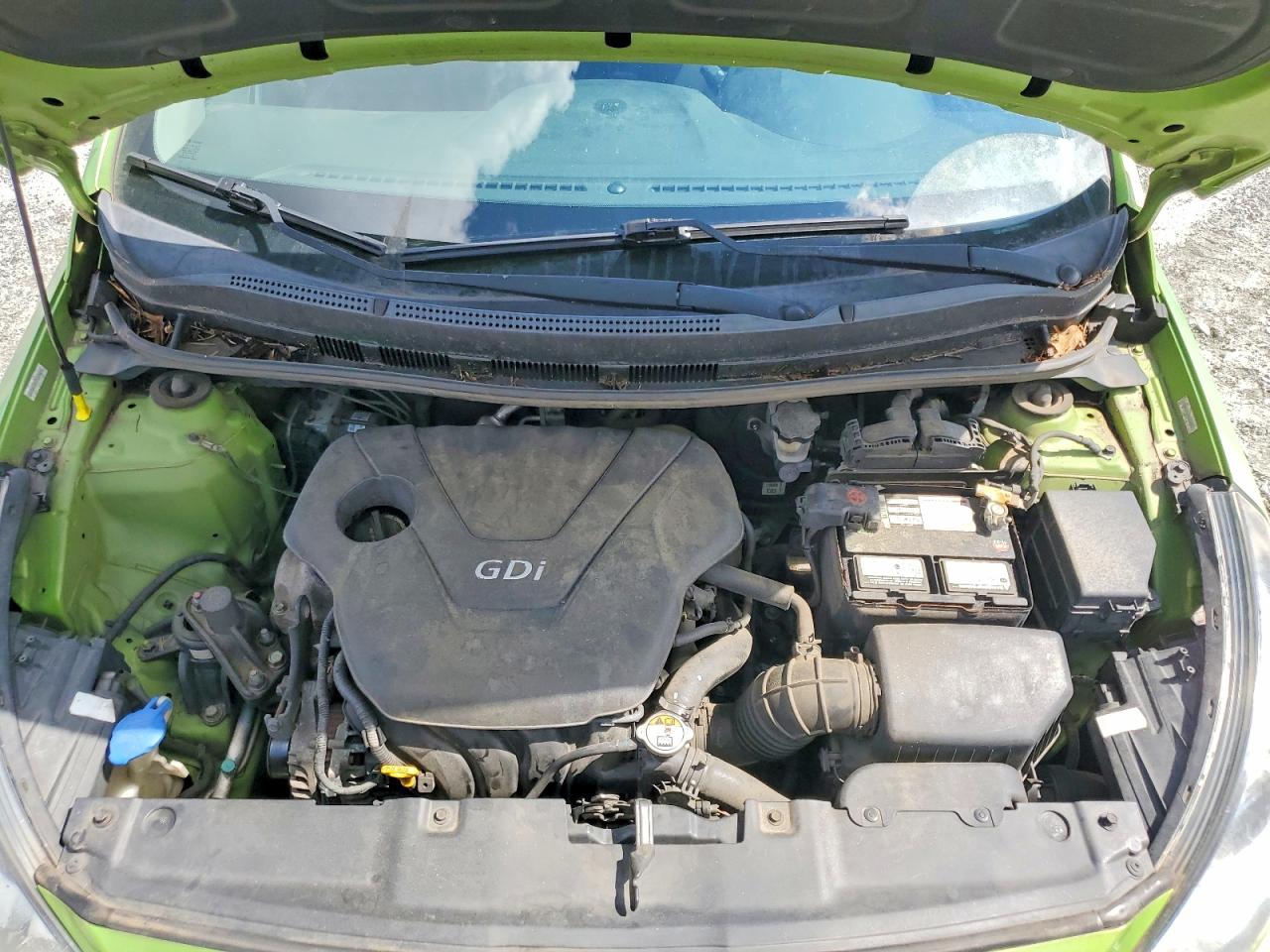2013 Hyundai Accent Gs Green vin: KMHCT5AE3DU080027