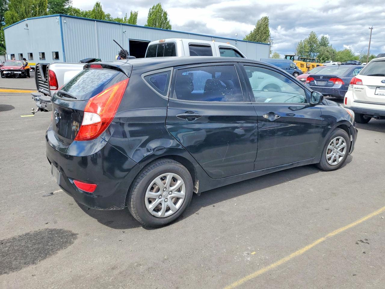 2013 Hyundai Accent Gs Черный vin: KMHCT5AE3DU086474