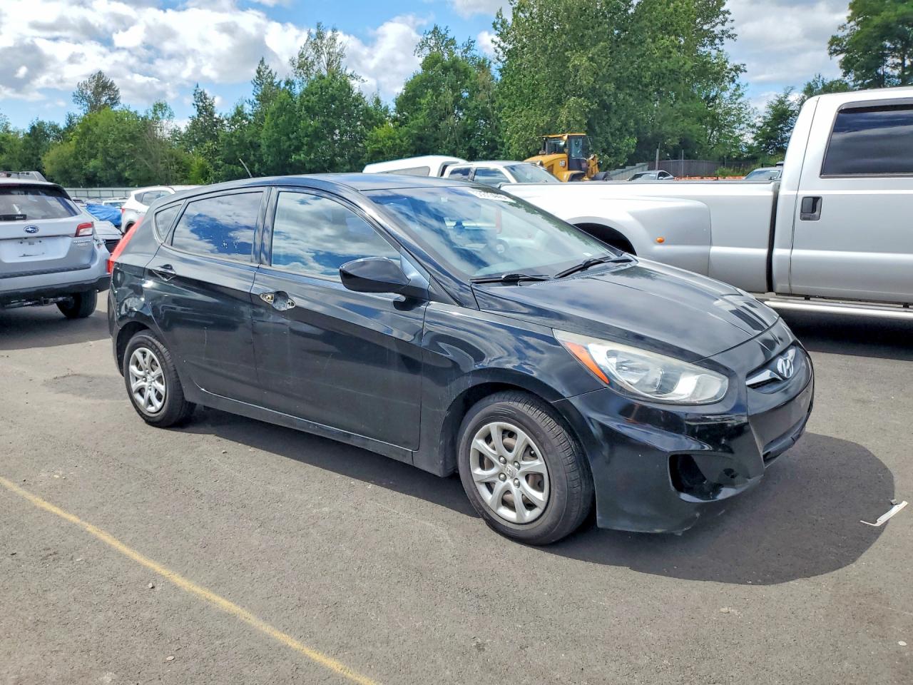 2013 Hyundai Accent Gs Черный vin: KMHCT5AE3DU086474