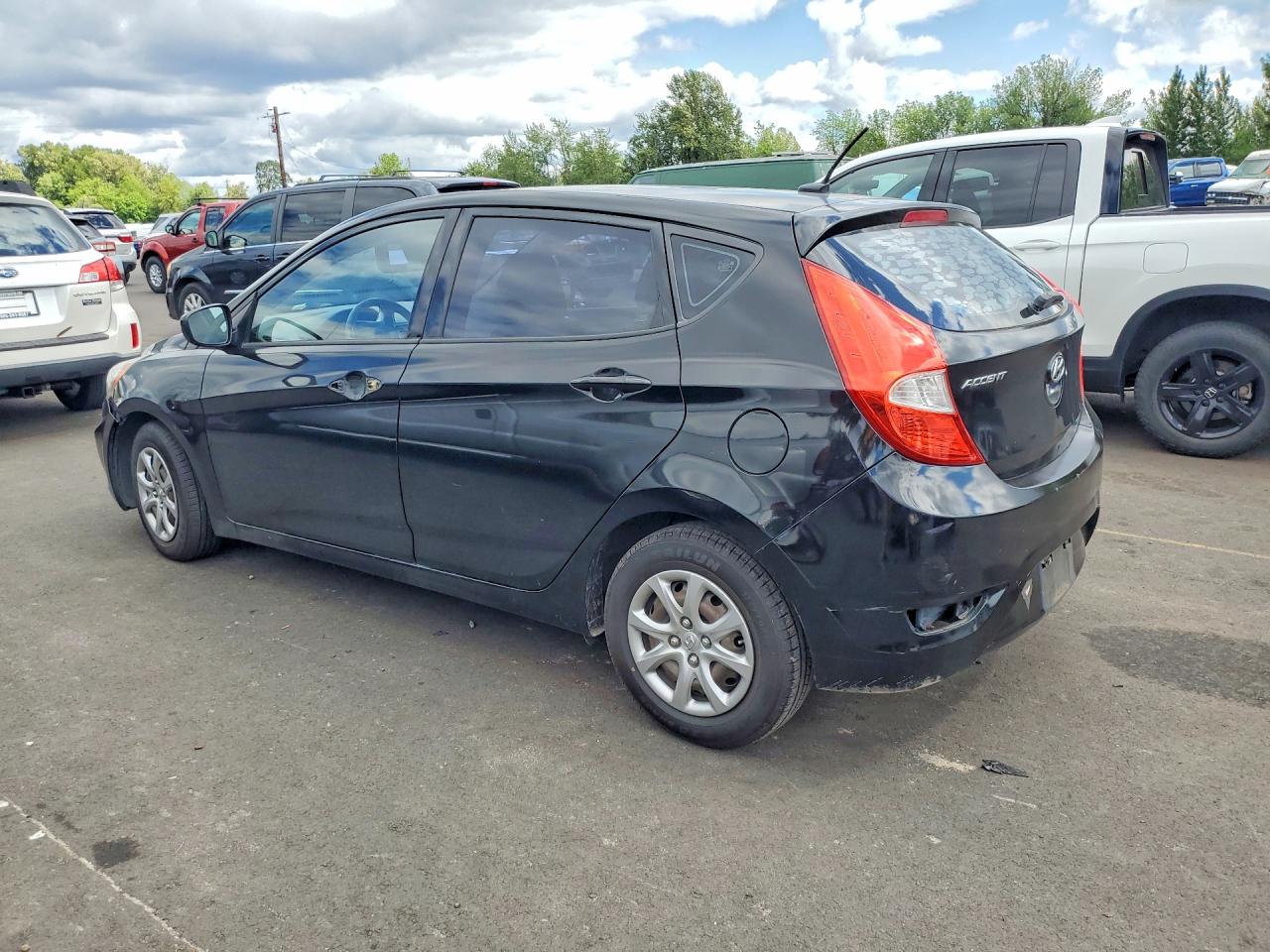 2013 Hyundai Accent Gs Черный vin: KMHCT5AE3DU086474