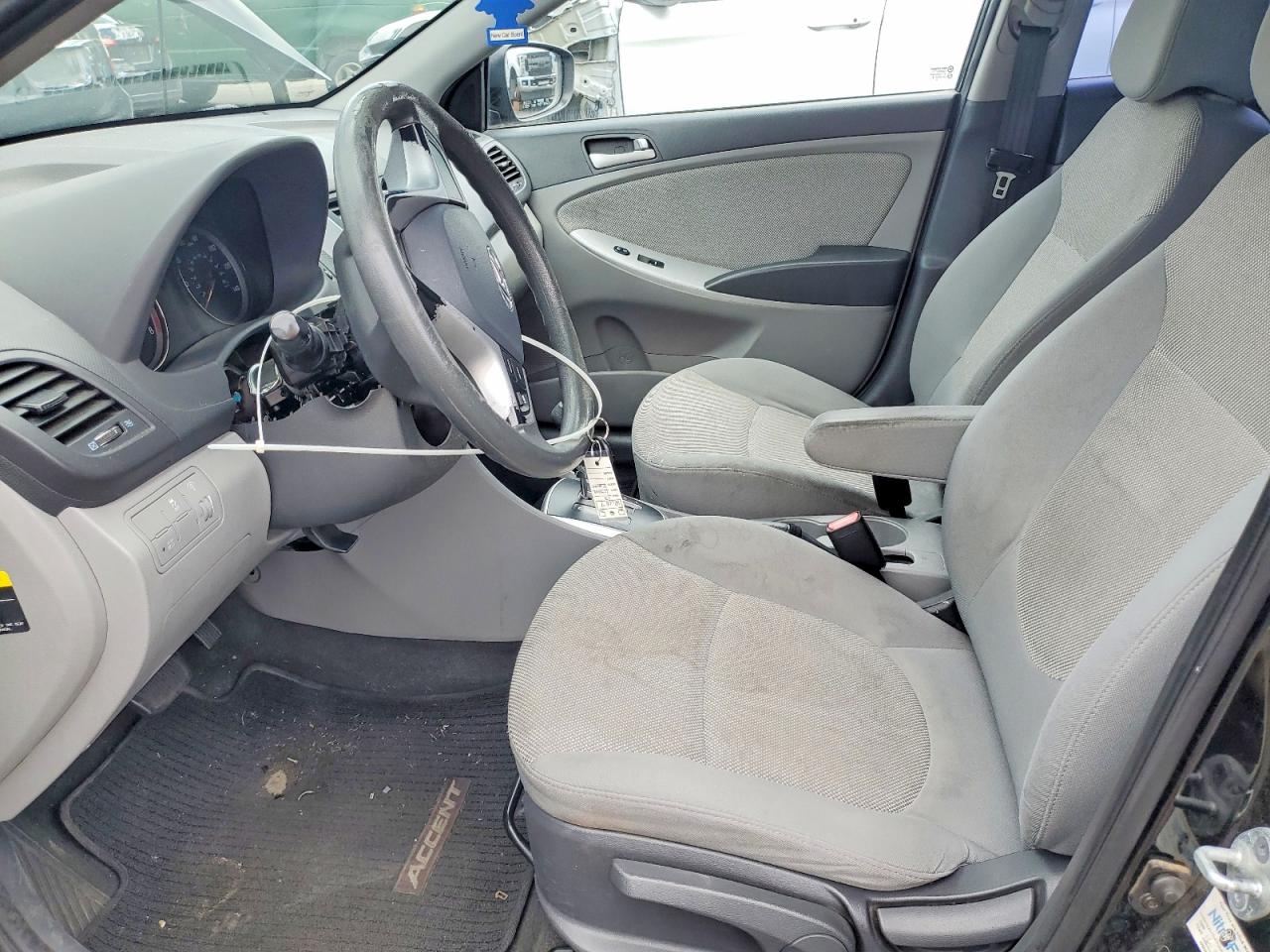 2013 Hyundai Accent Gs Черный vin: KMHCT5AE3DU086474
