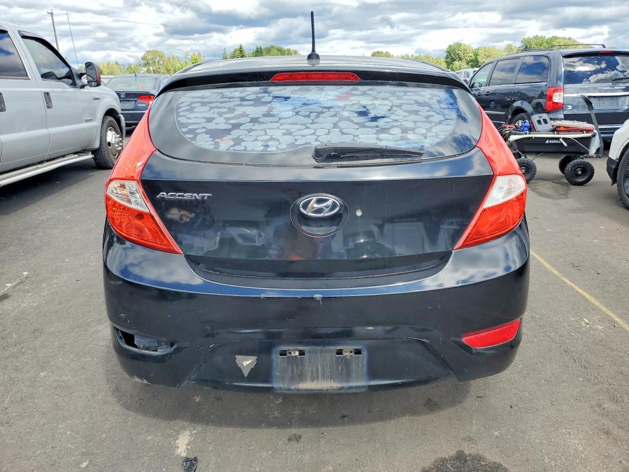 2013 Hyundai Accent Gs Черный vin: KMHCT5AE3DU086474