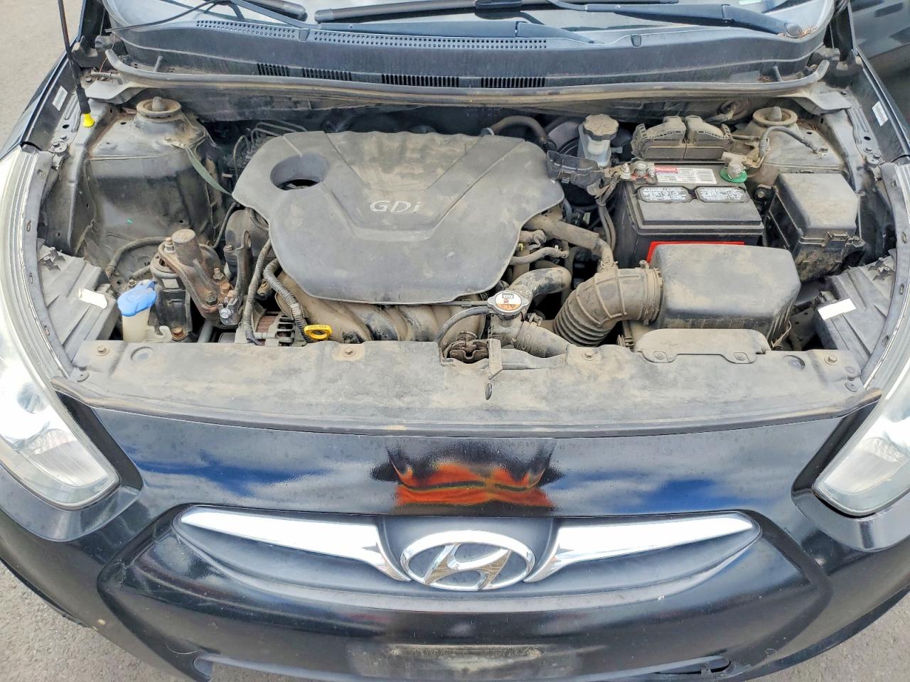 2013 Hyundai Accent Gs Черный vin: KMHCT5AE3DU086474