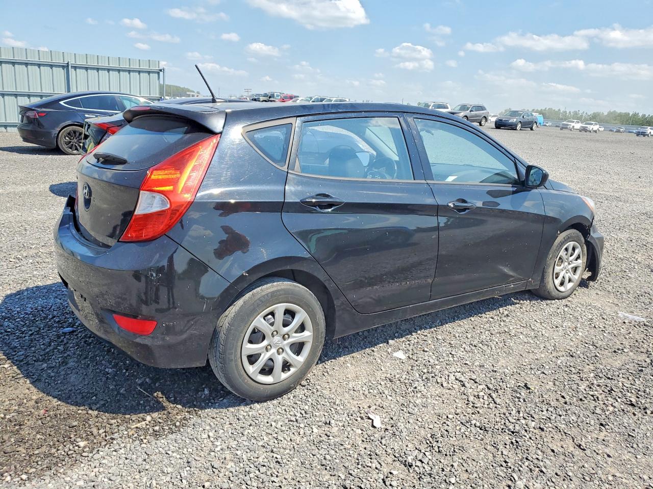 2013 Hyundai Accent Gs Black vin: KMHCT5AE3DU101362