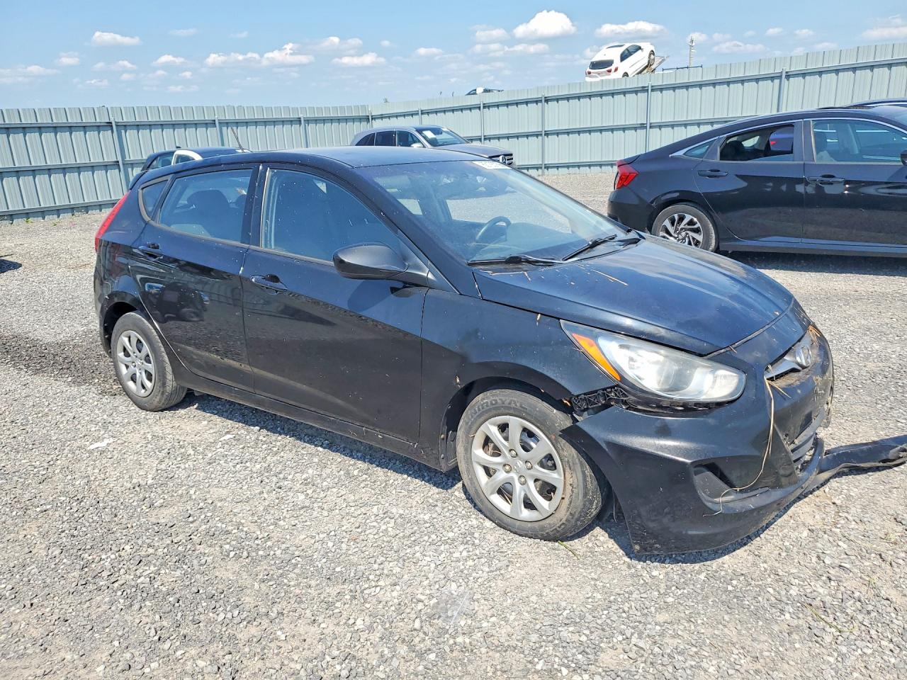 2013 Hyundai Accent Gs Black vin: KMHCT5AE3DU101362