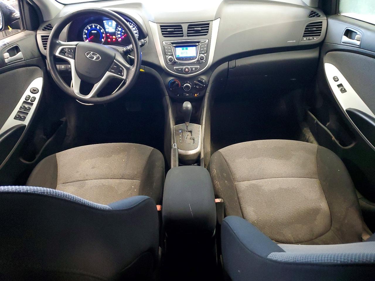 2013 Hyundai Accent Gs Black vin: KMHCT5AE3DU101362