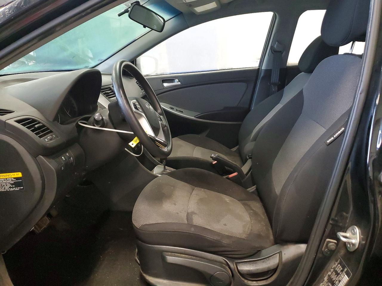 2013 Hyundai Accent Gs Black vin: KMHCT5AE3DU101362