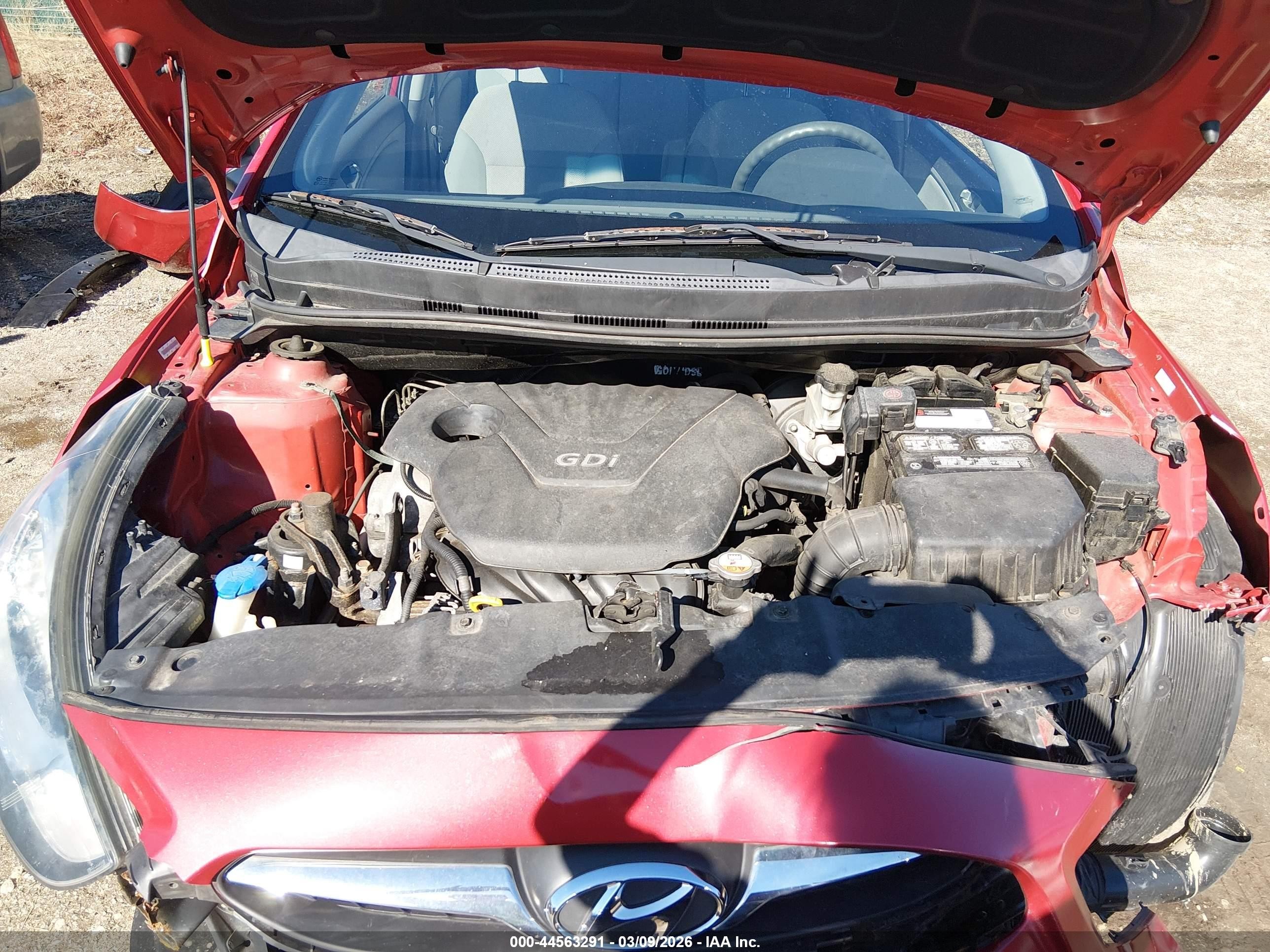 2013 Hyundai Accent Gs Red vin: KMHCT5AE3DU126178