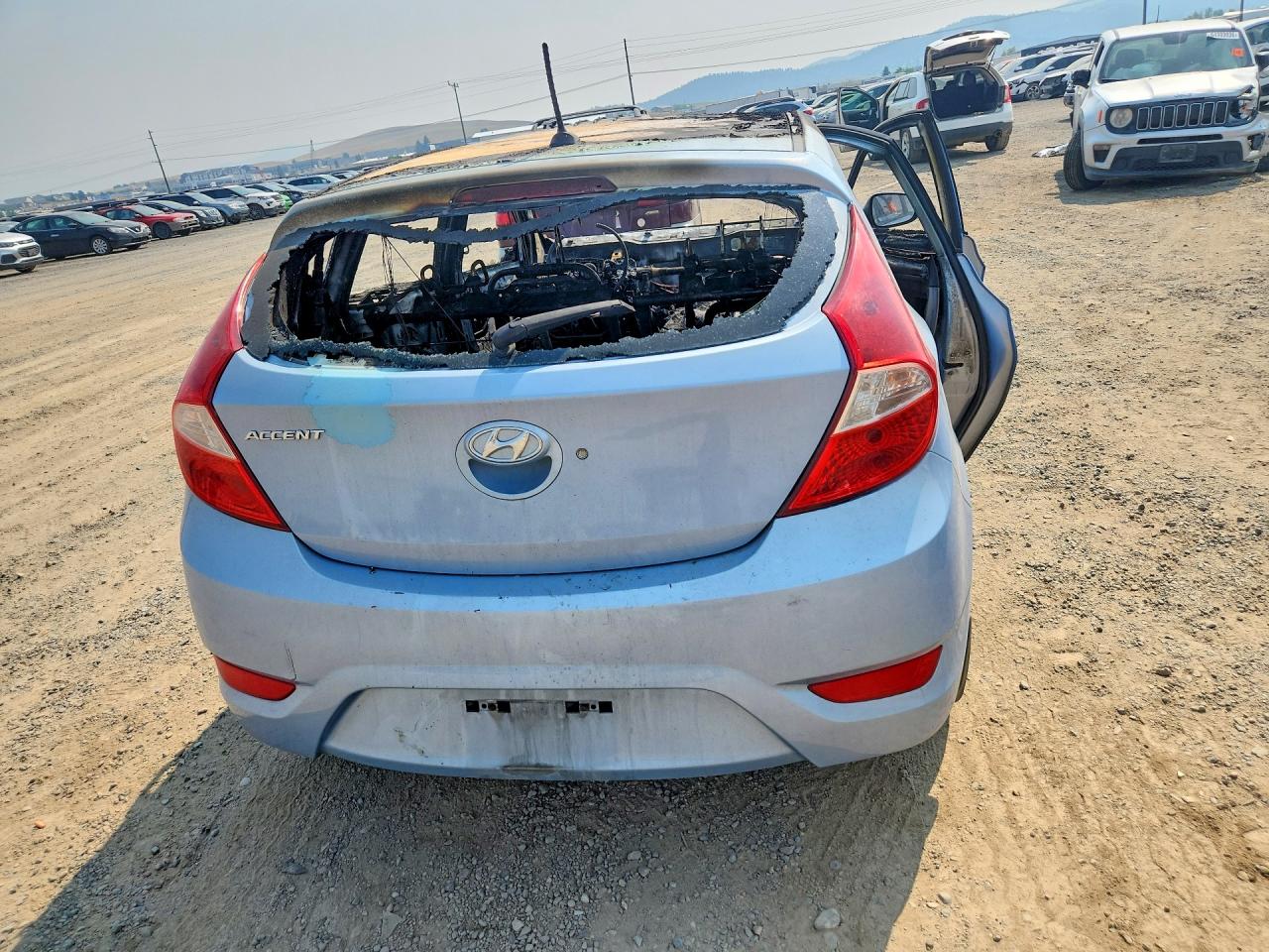 2013 Hyundai Accent Gs Blue vin: KMHCT5AE3DU128903