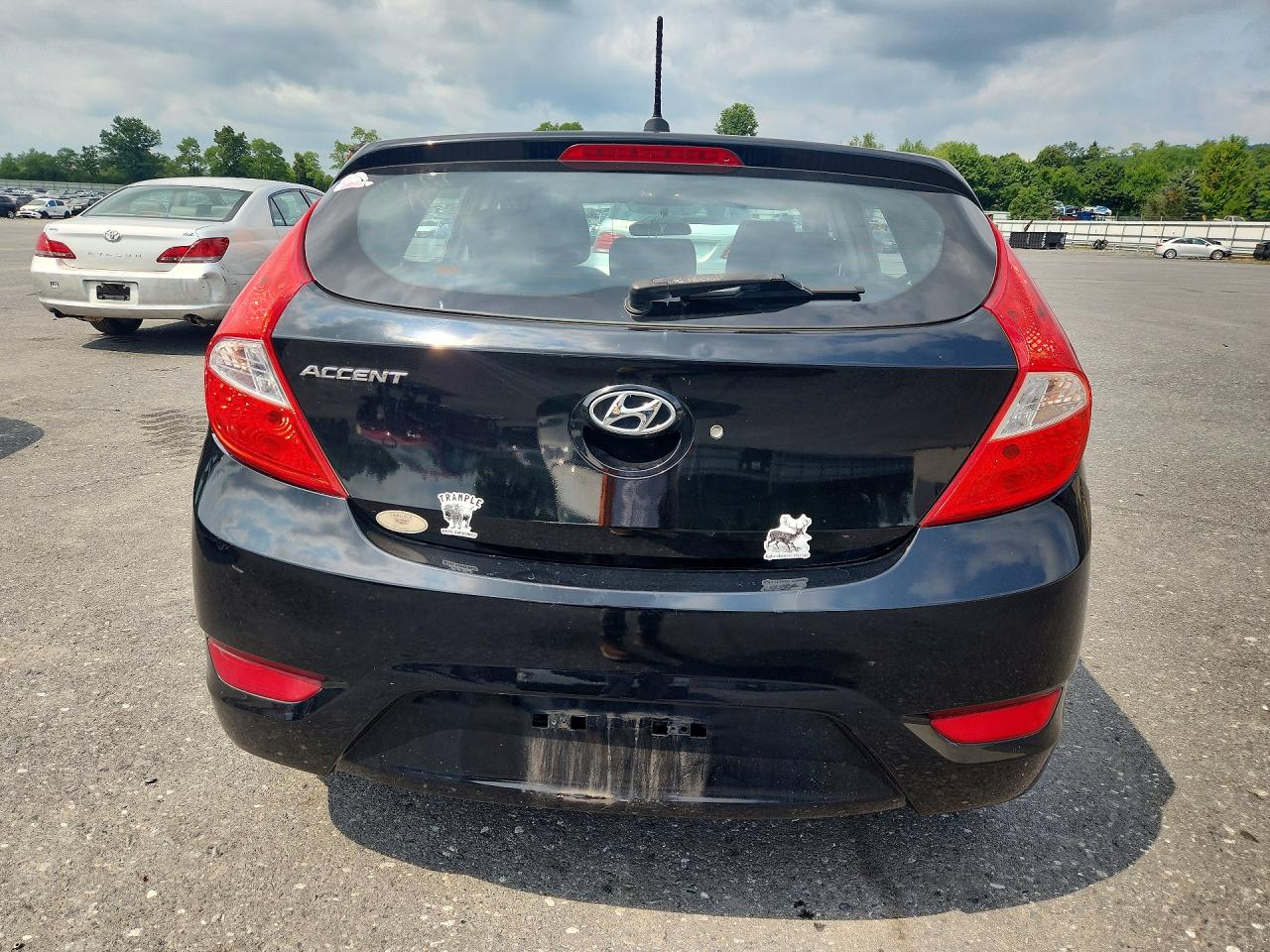 2013 Hyundai Accent Gs Черный vin: KMHCT5AE3DU137634