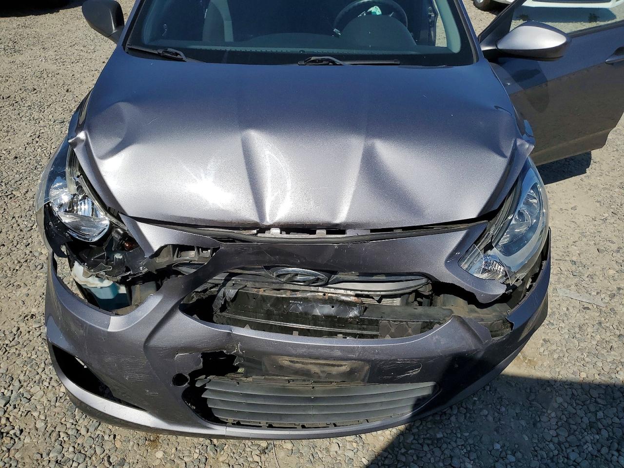 2014 Hyundai Accent Gs Gray vin: KMHCT5AE3EU168366