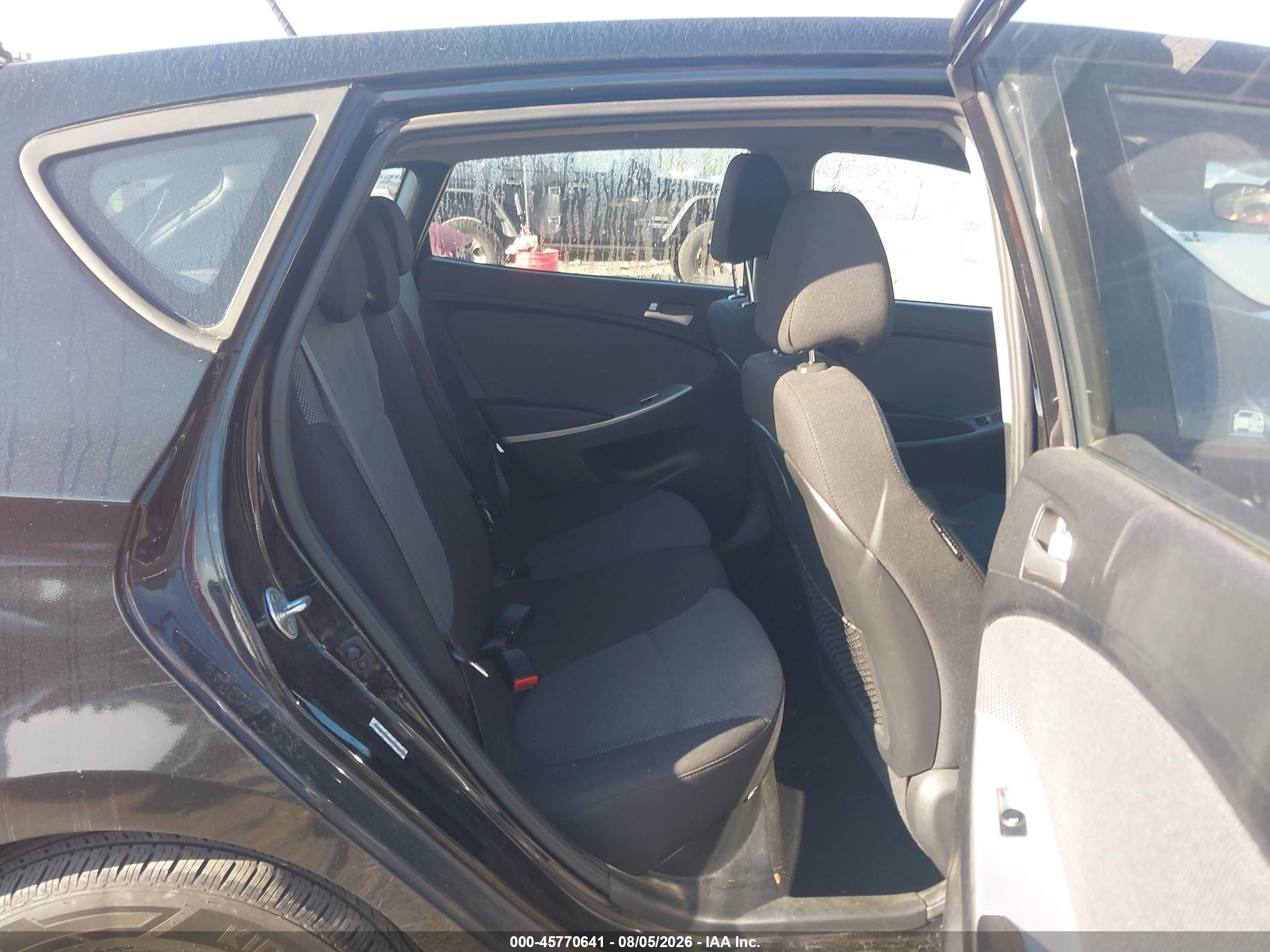 2014 Hyundai Accent Gs Black vin: KMHCT5AE3EU181991