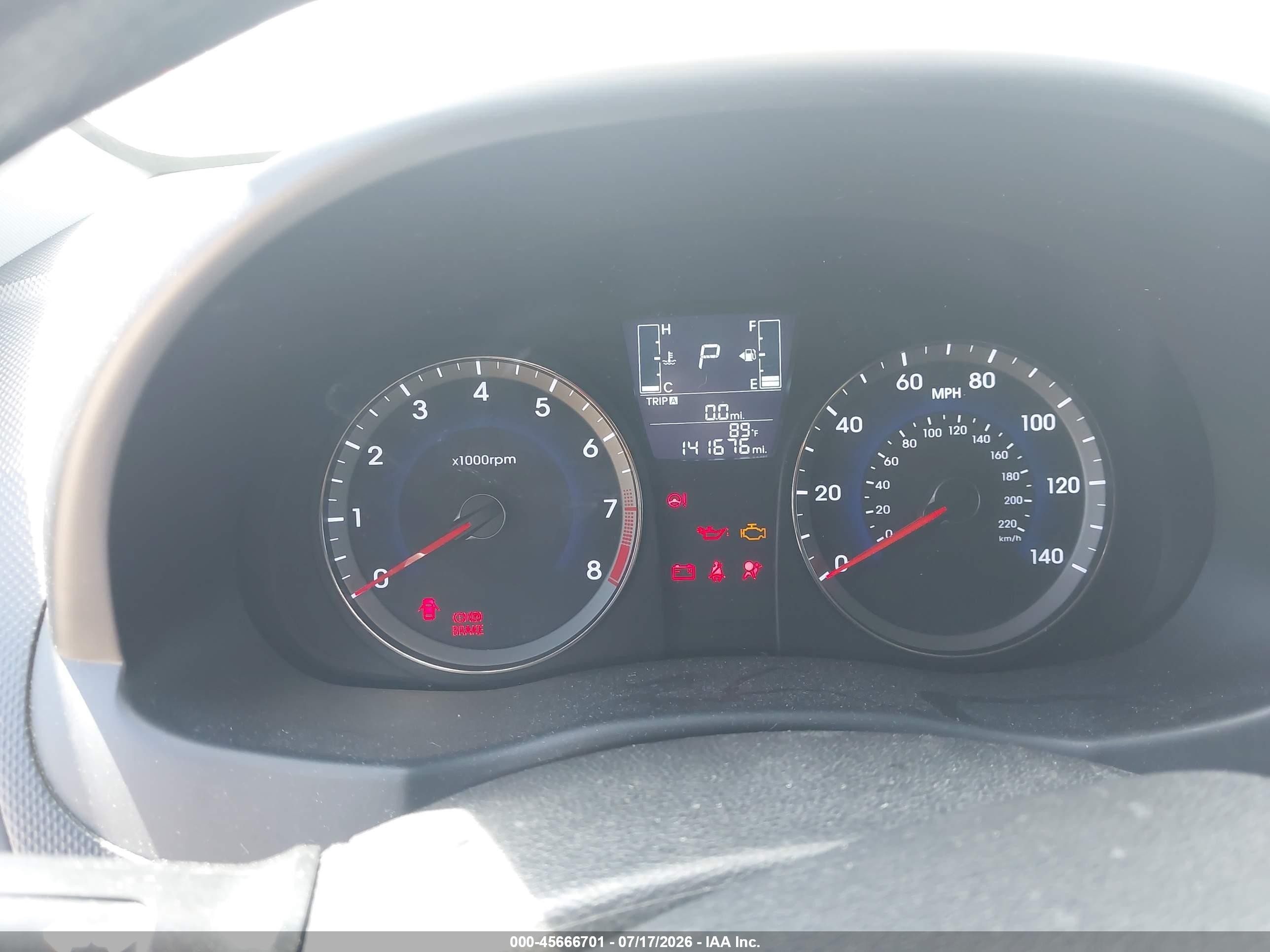 2015 Hyundai Accent Gs Blue vin: KMHCT5AE3FU206034