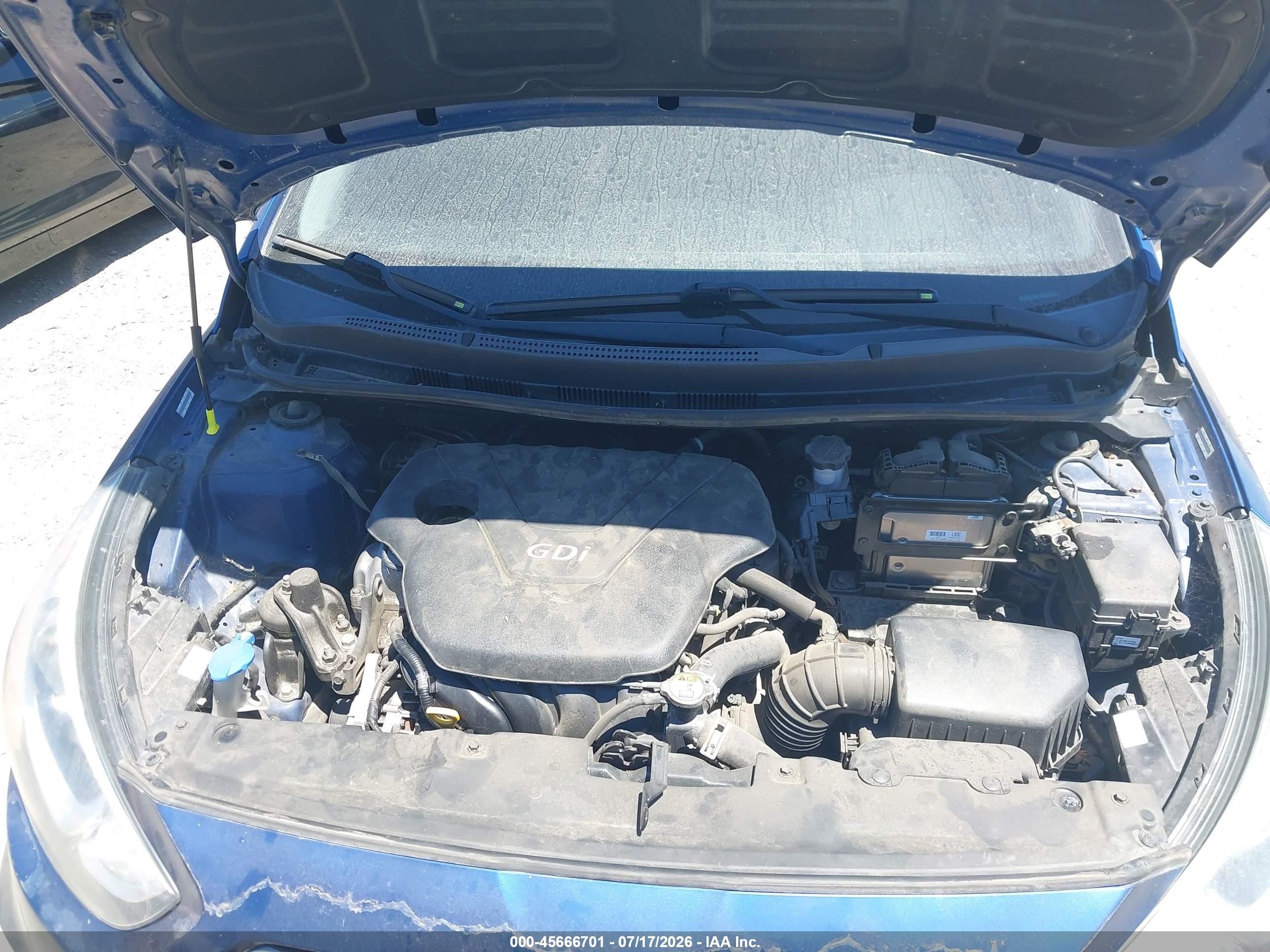2015 Hyundai Accent Gs Blue vin: KMHCT5AE3FU206034