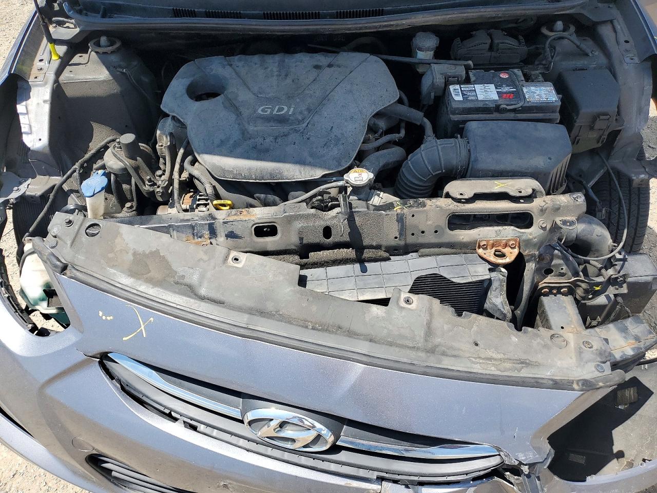 2015 Hyundai Accent Gs Gray vin: KMHCT5AE3FU218345