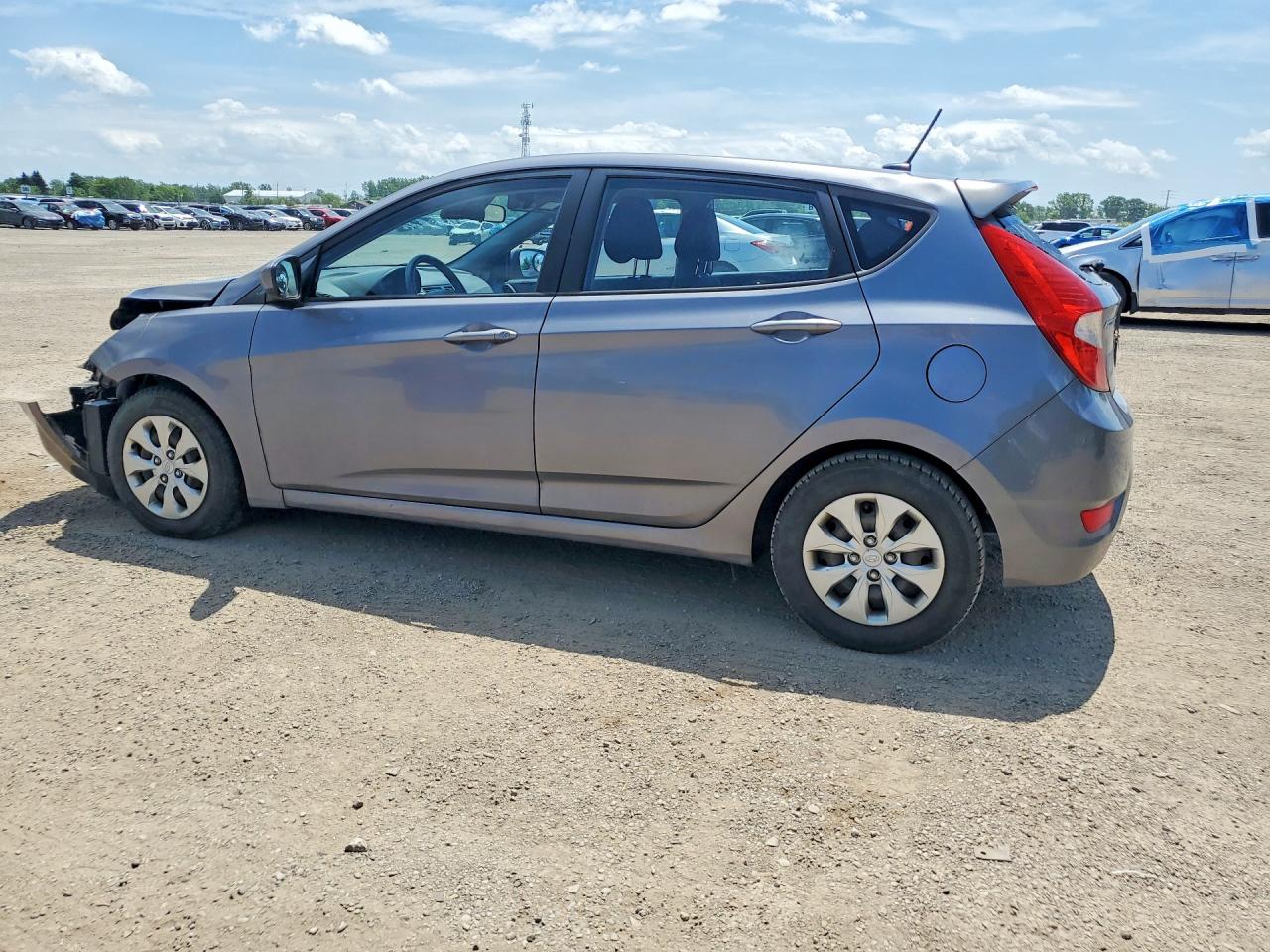 2015 Hyundai Accent Gs Gray vin: KMHCT5AE3FU218345