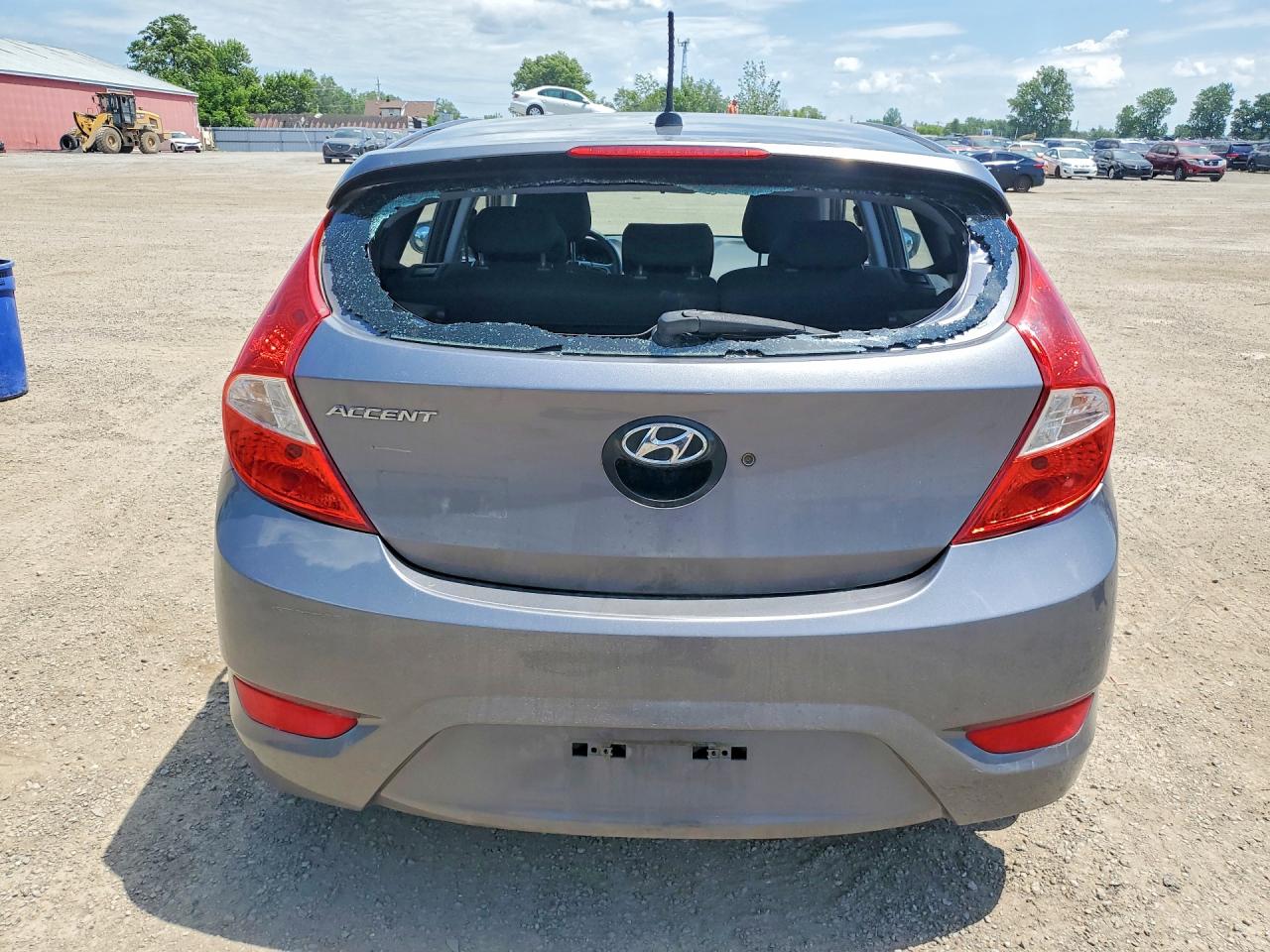 2015 Hyundai Accent Gs Gray vin: KMHCT5AE3FU218345