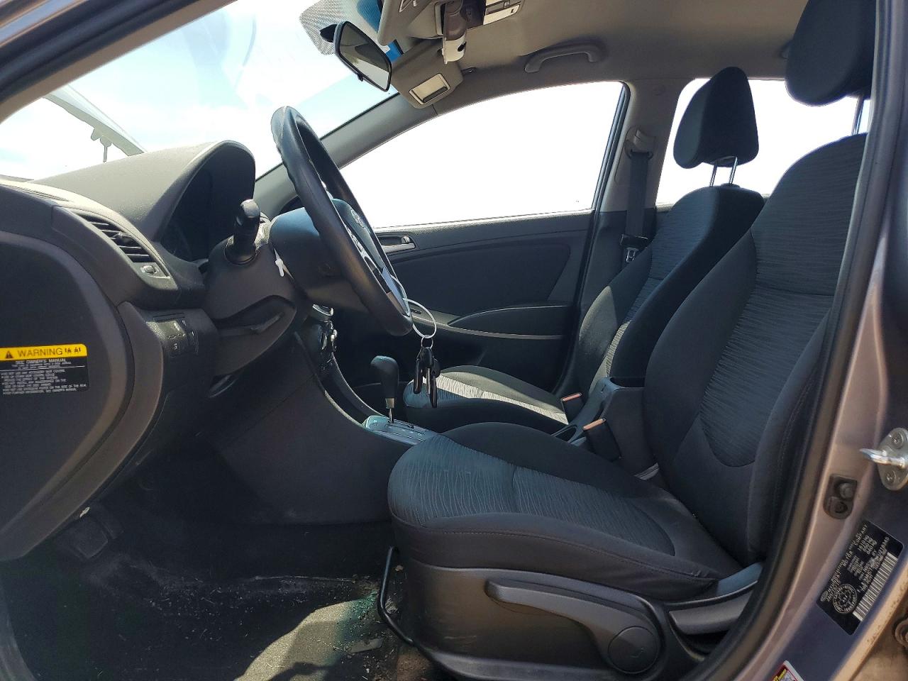 2015 Hyundai Accent Gs Gray vin: KMHCT5AE3FU218345