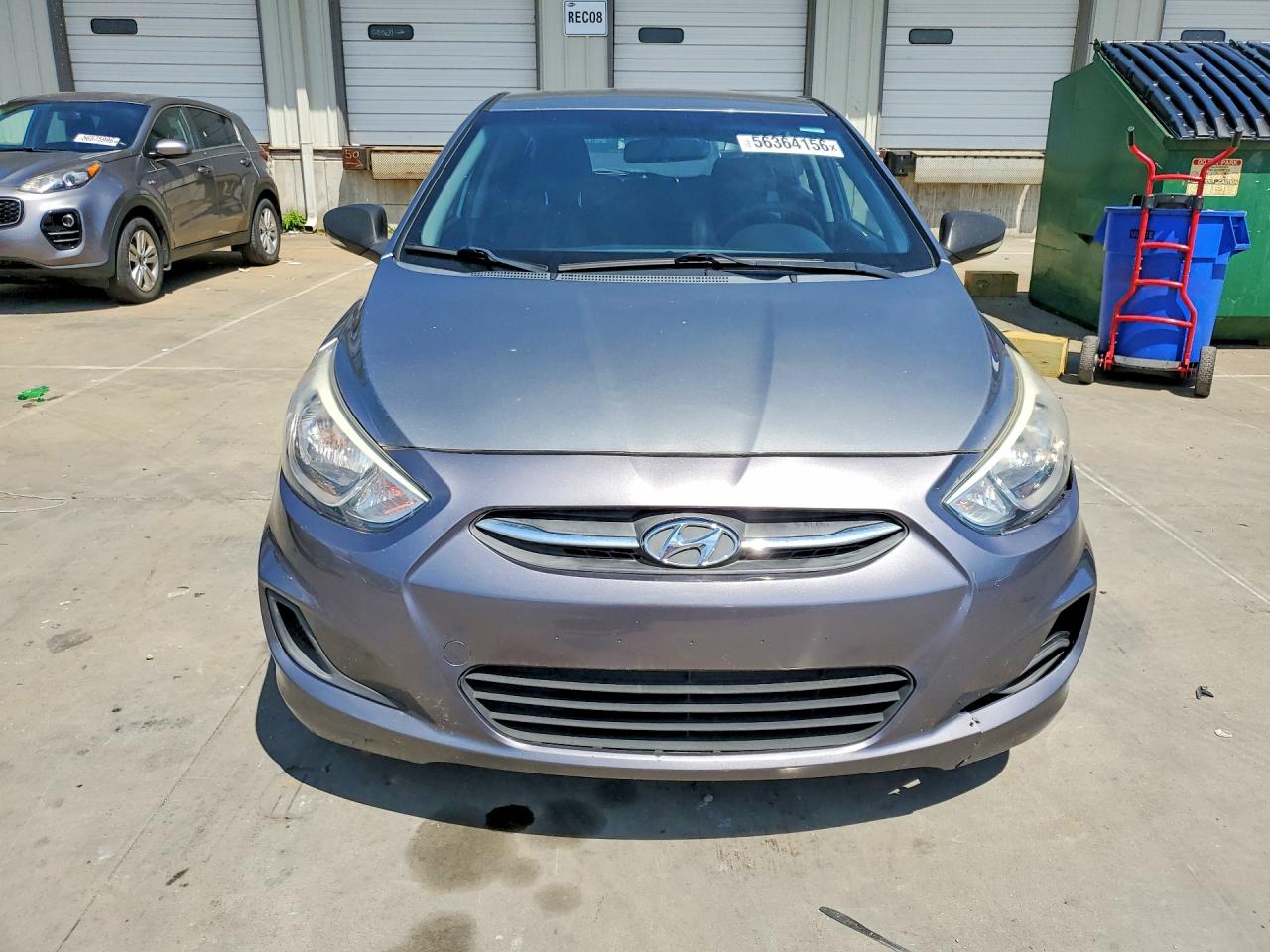 2015 Hyundai Accent Gs Silver vin: KMHCT5AE3FU230558