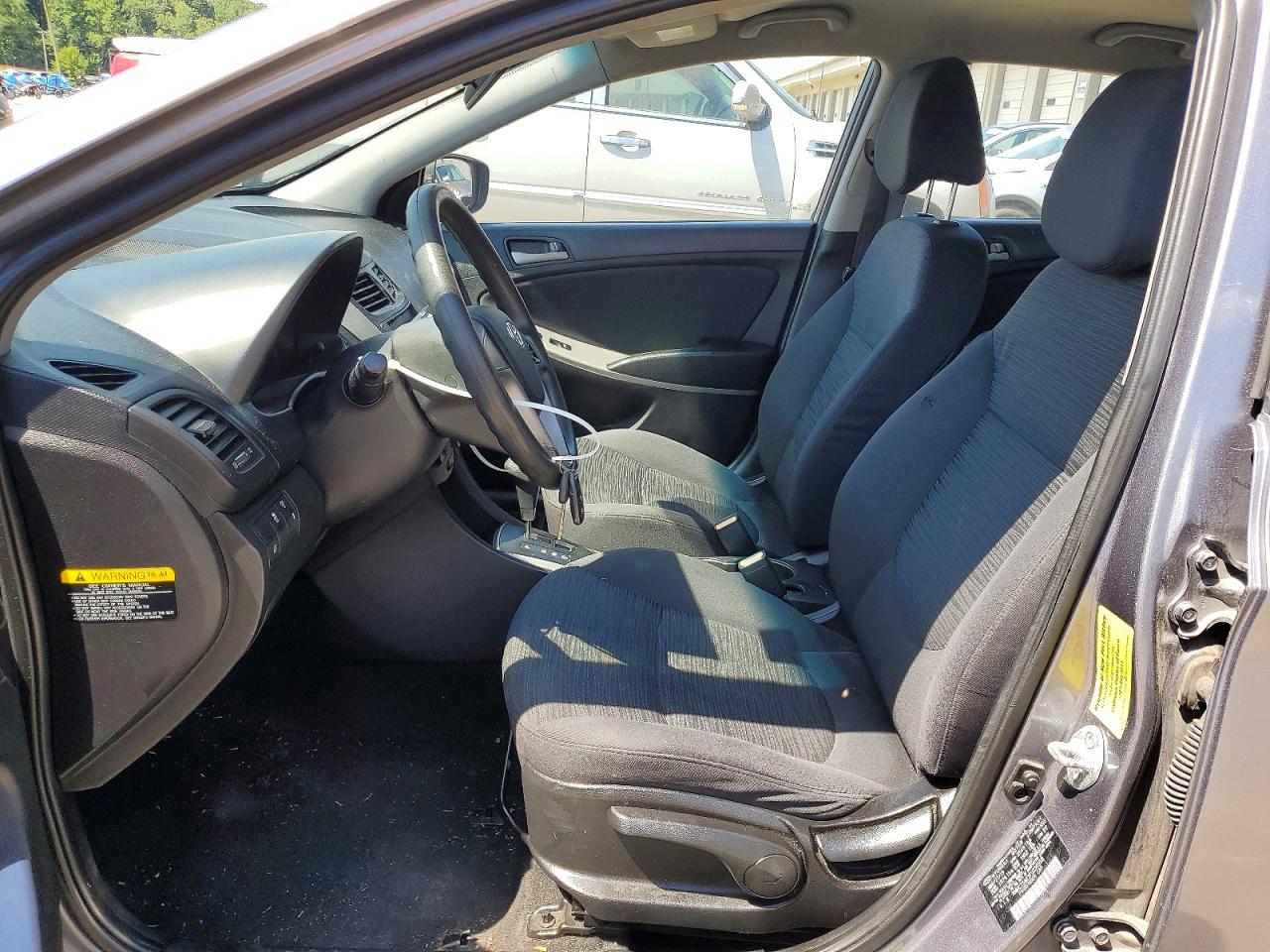 2015 Hyundai Accent Gs Silver vin: KMHCT5AE3FU230558