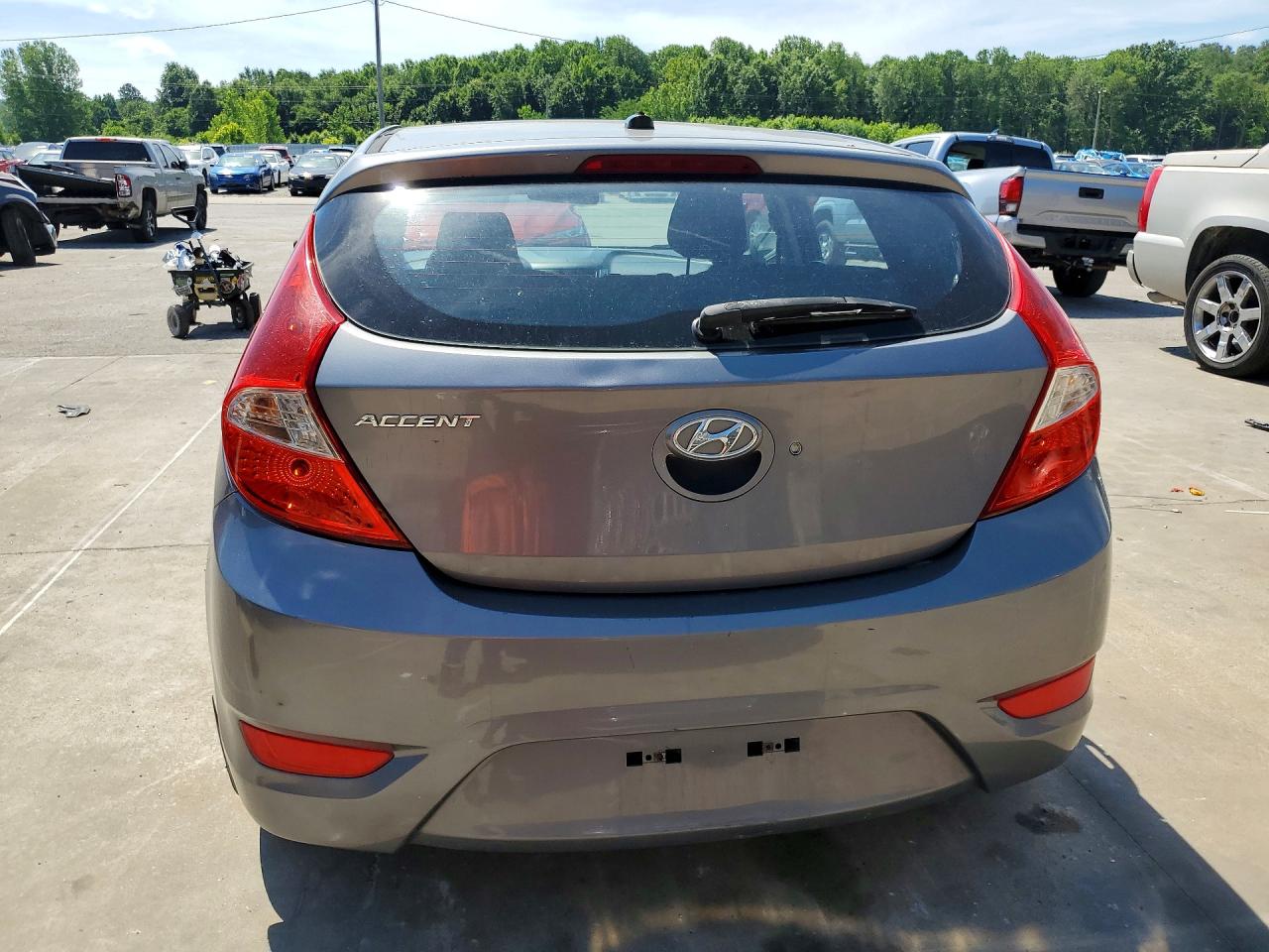 2015 Hyundai Accent Gs Silver vin: KMHCT5AE3FU230558