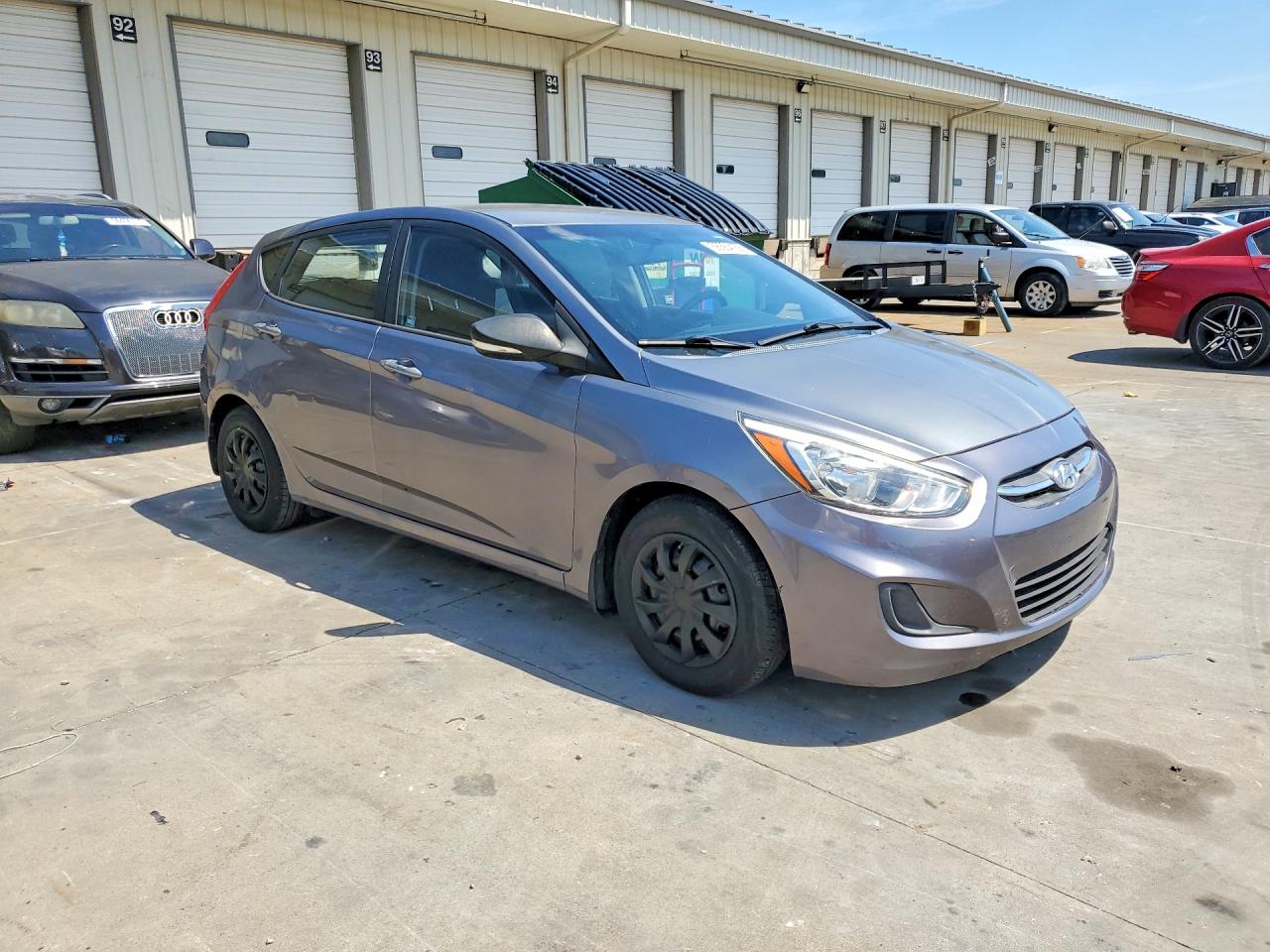 2015 Hyundai Accent Gs Silver vin: KMHCT5AE3FU230558