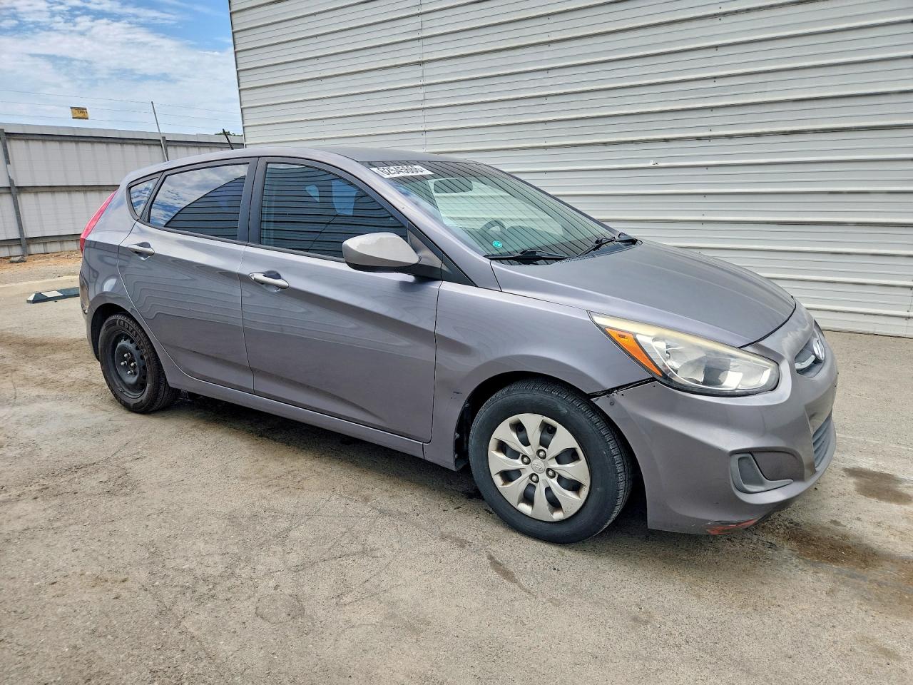 2015 Hyundai Accent Gs Gray vin: KMHCT5AE3FU231189