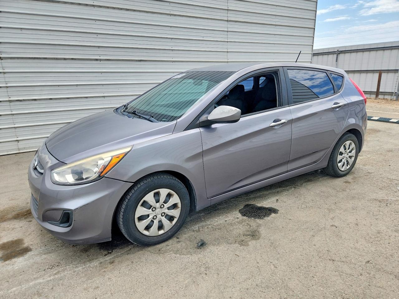 2015 Hyundai Accent Gs Gray vin: KMHCT5AE3FU231189