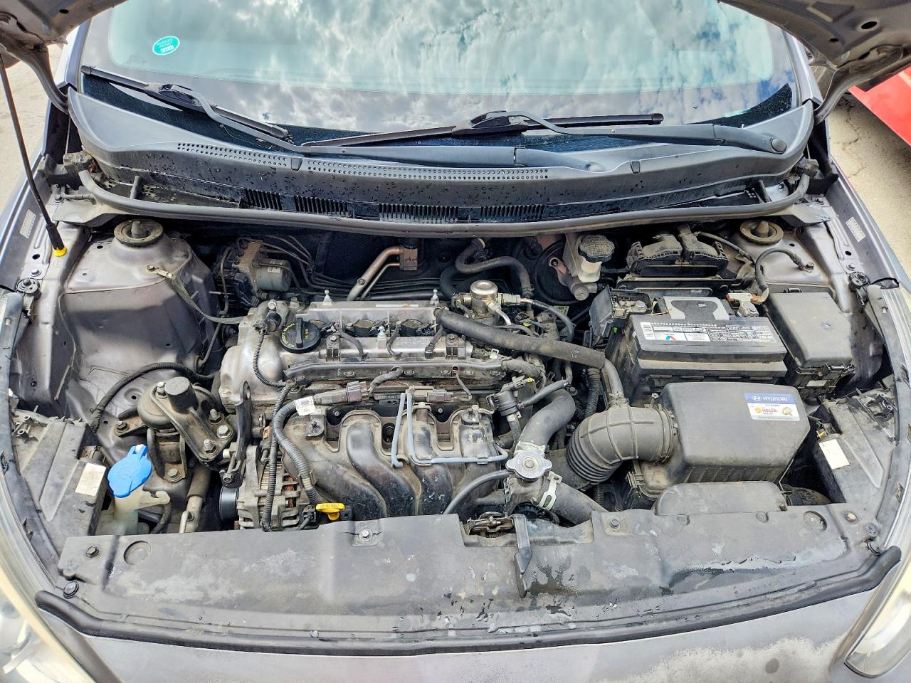 2015 Hyundai Accent Gs Gray vin: KMHCT5AE3FU231189