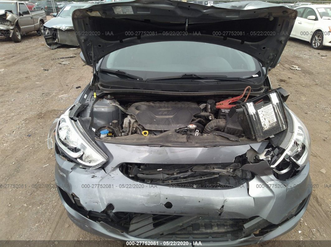 2017 Hyundai Accent Se Синий vin: KMHCT5AE3HU338472