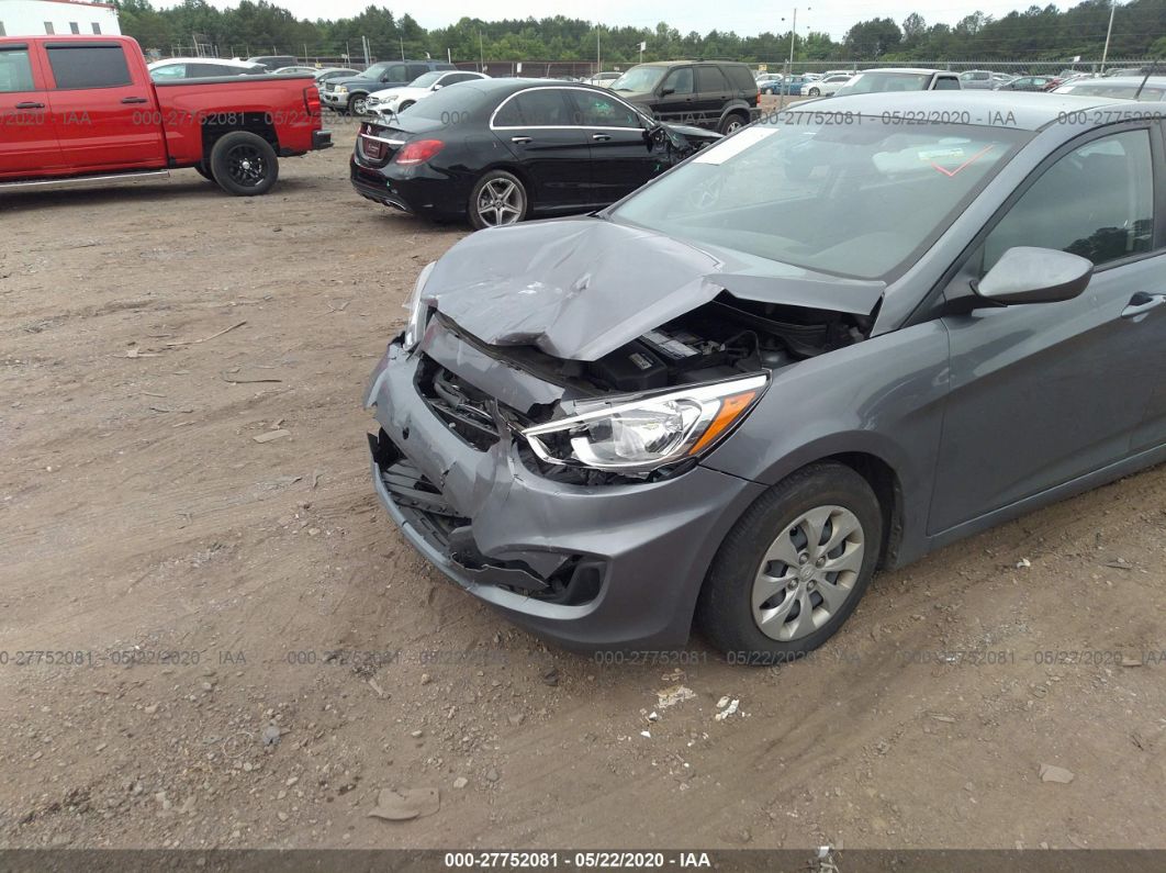 2017 Hyundai Accent Se Синий vin: KMHCT5AE3HU338472