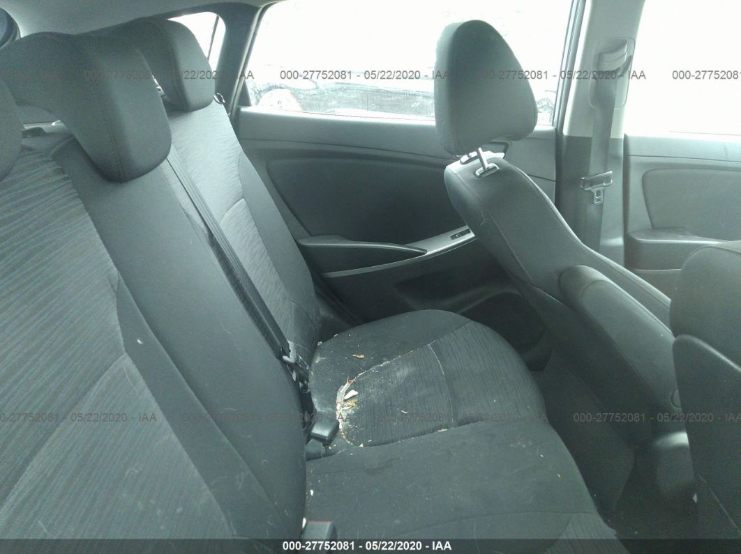 2017 Hyundai Accent Se Синий vin: KMHCT5AE3HU338472
