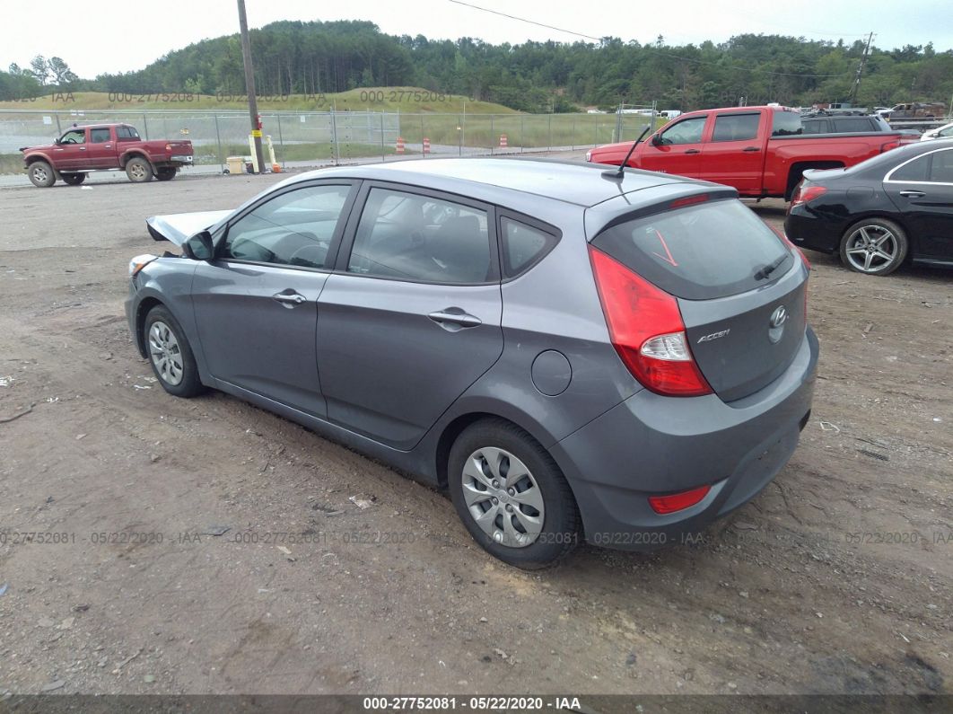 2017 Hyundai Accent Se Синий vin: KMHCT5AE3HU338472