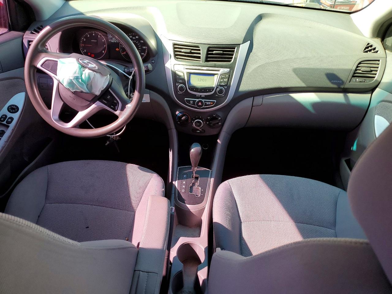 2012 Hyundai Accent Gs Red vin: KMHCT5AE4CU021454
