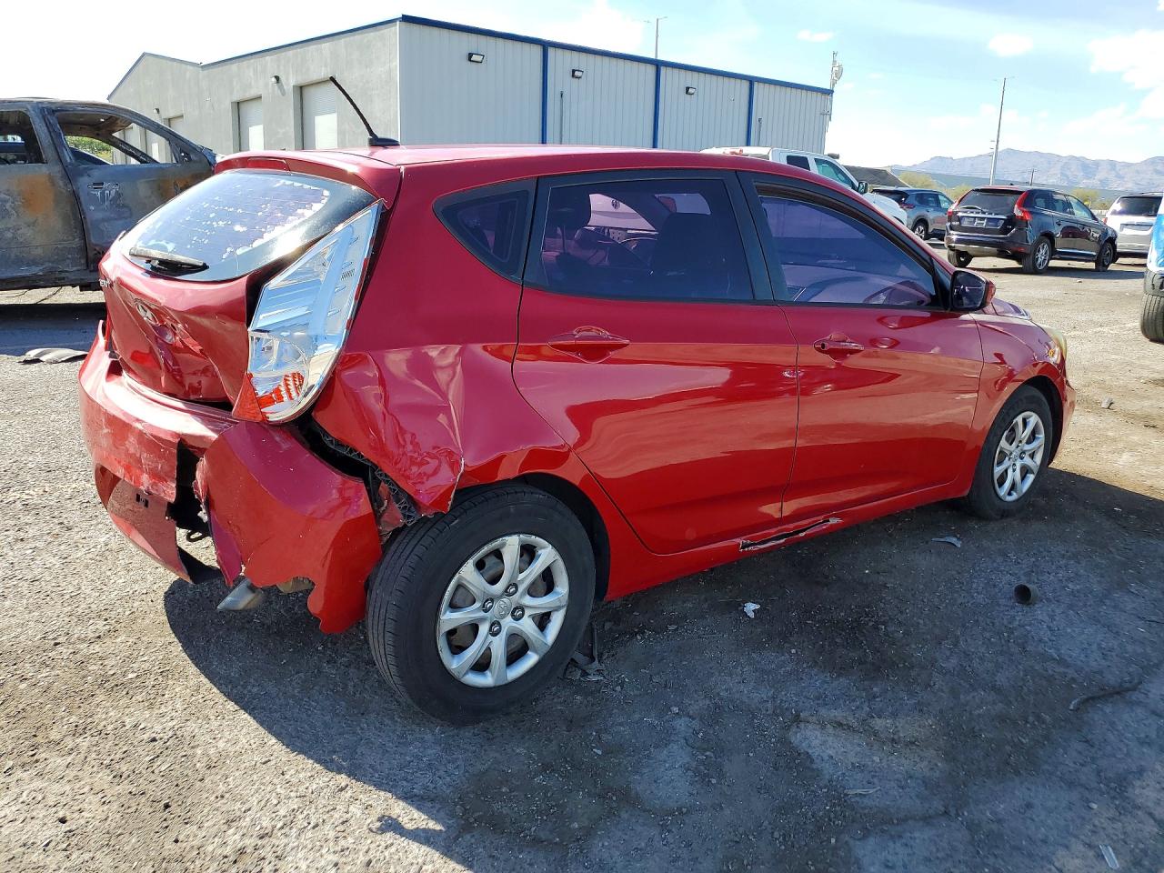 2012 Hyundai Accent Gs Red vin: KMHCT5AE4CU021454