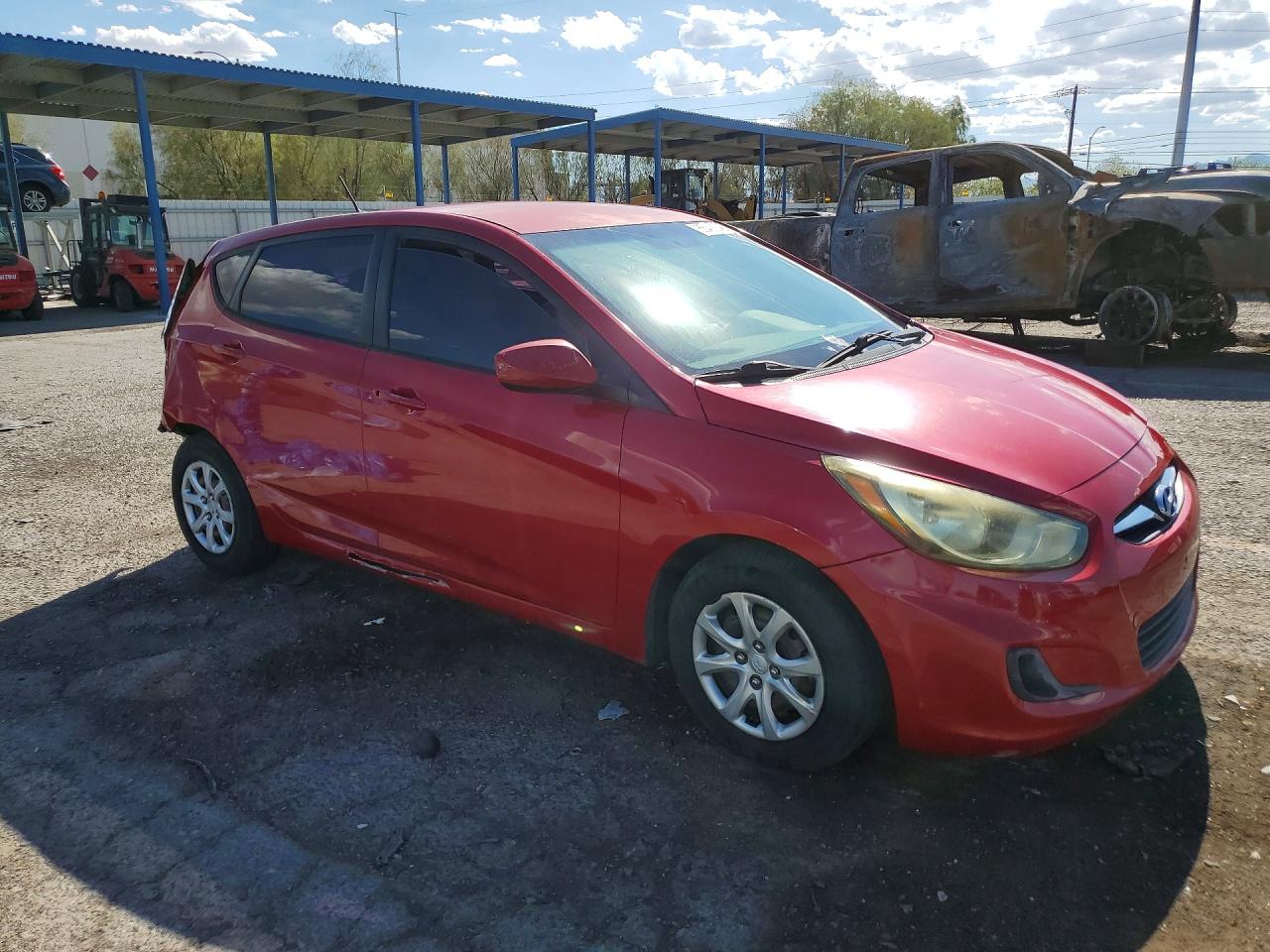 2012 Hyundai Accent Gs Red vin: KMHCT5AE4CU021454