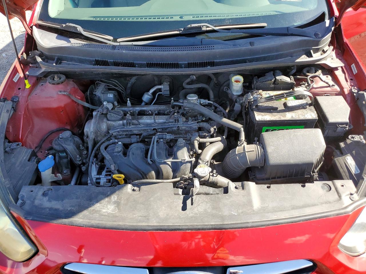 2012 Hyundai Accent Gs Red vin: KMHCT5AE4CU021454