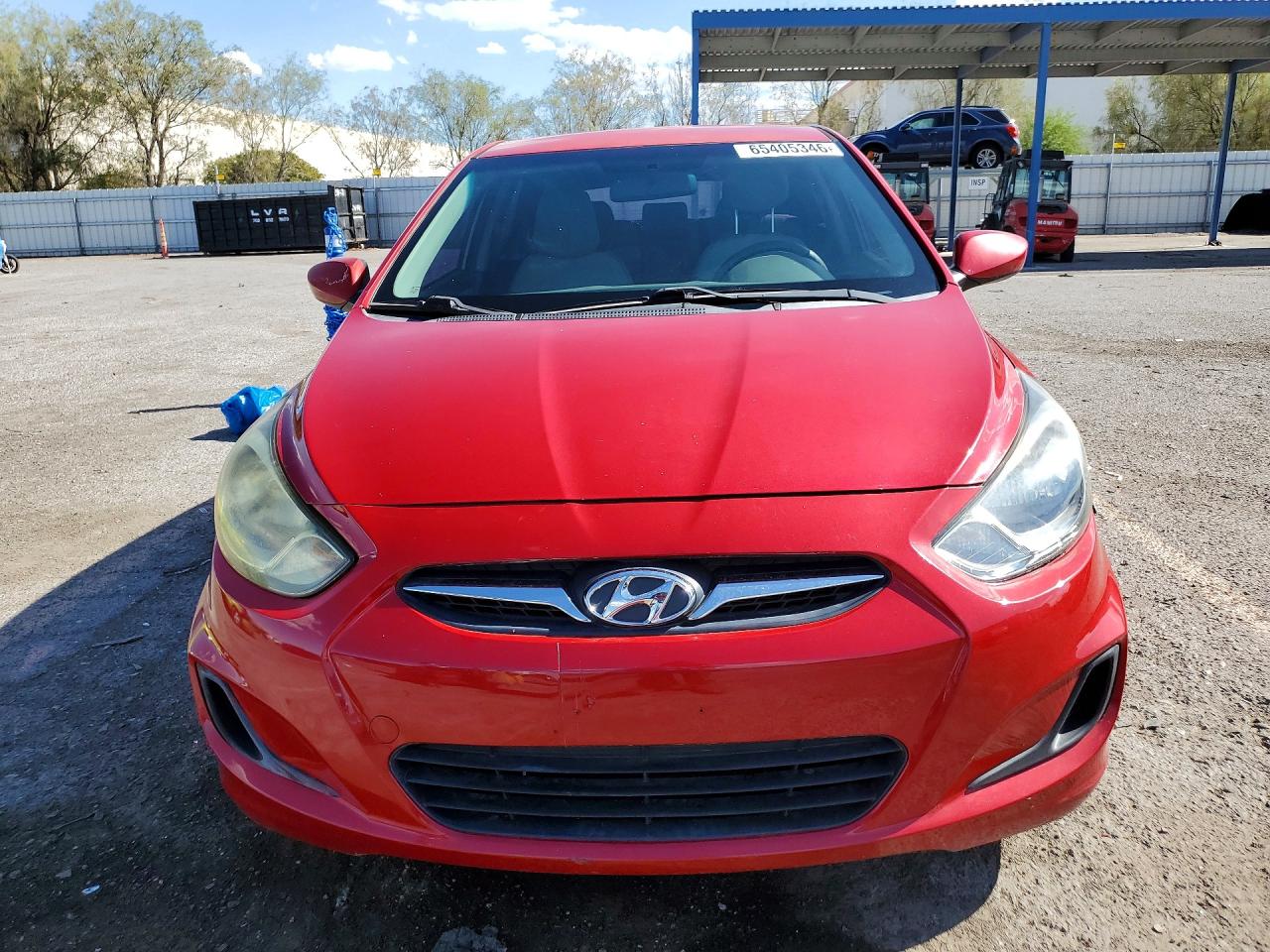2012 Hyundai Accent Gs Red vin: KMHCT5AE4CU021454