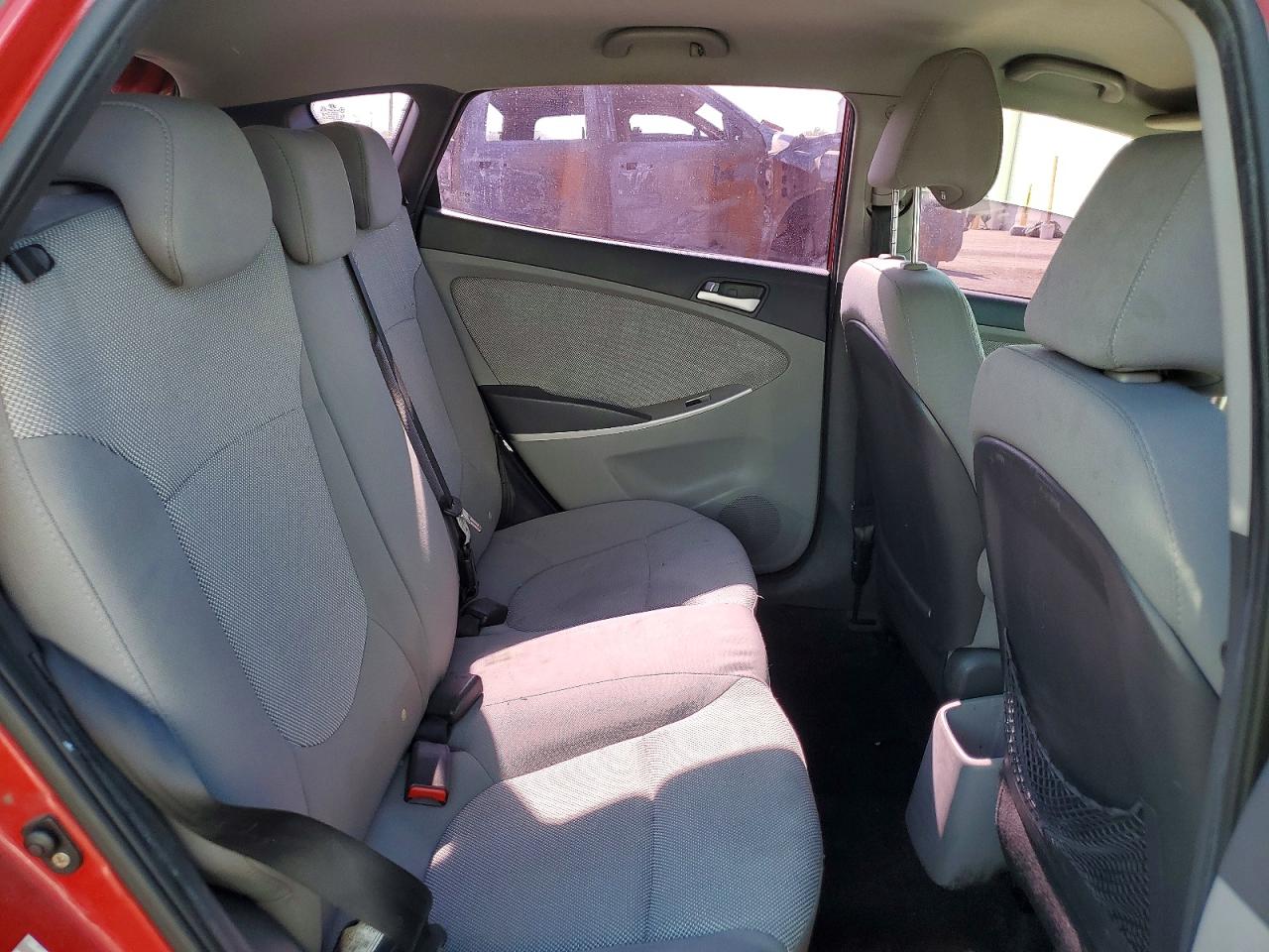 2012 Hyundai Accent Gs Red vin: KMHCT5AE4CU021454