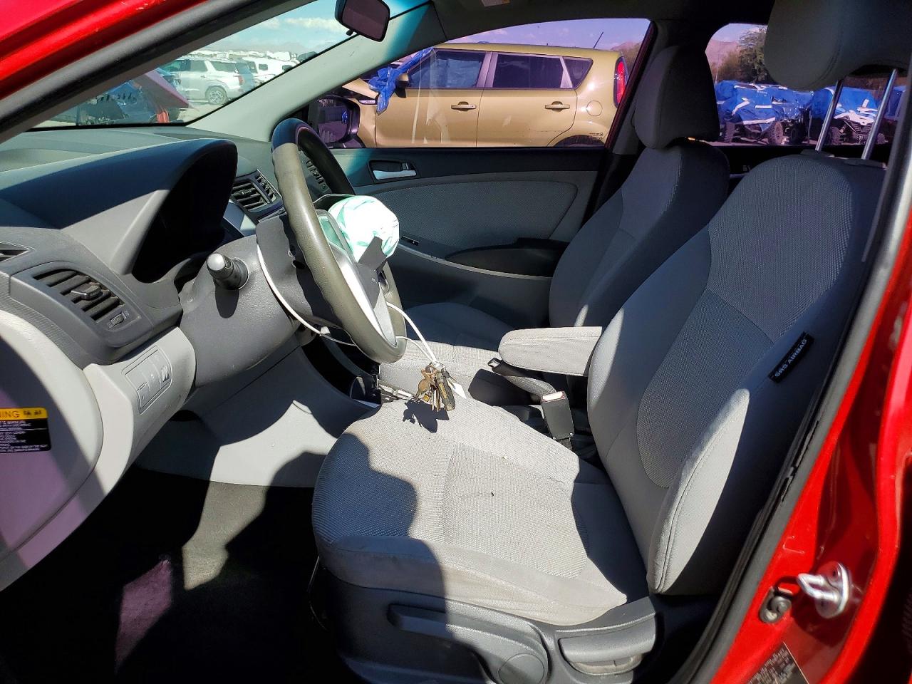 2012 Hyundai Accent Gs Red vin: KMHCT5AE4CU021454